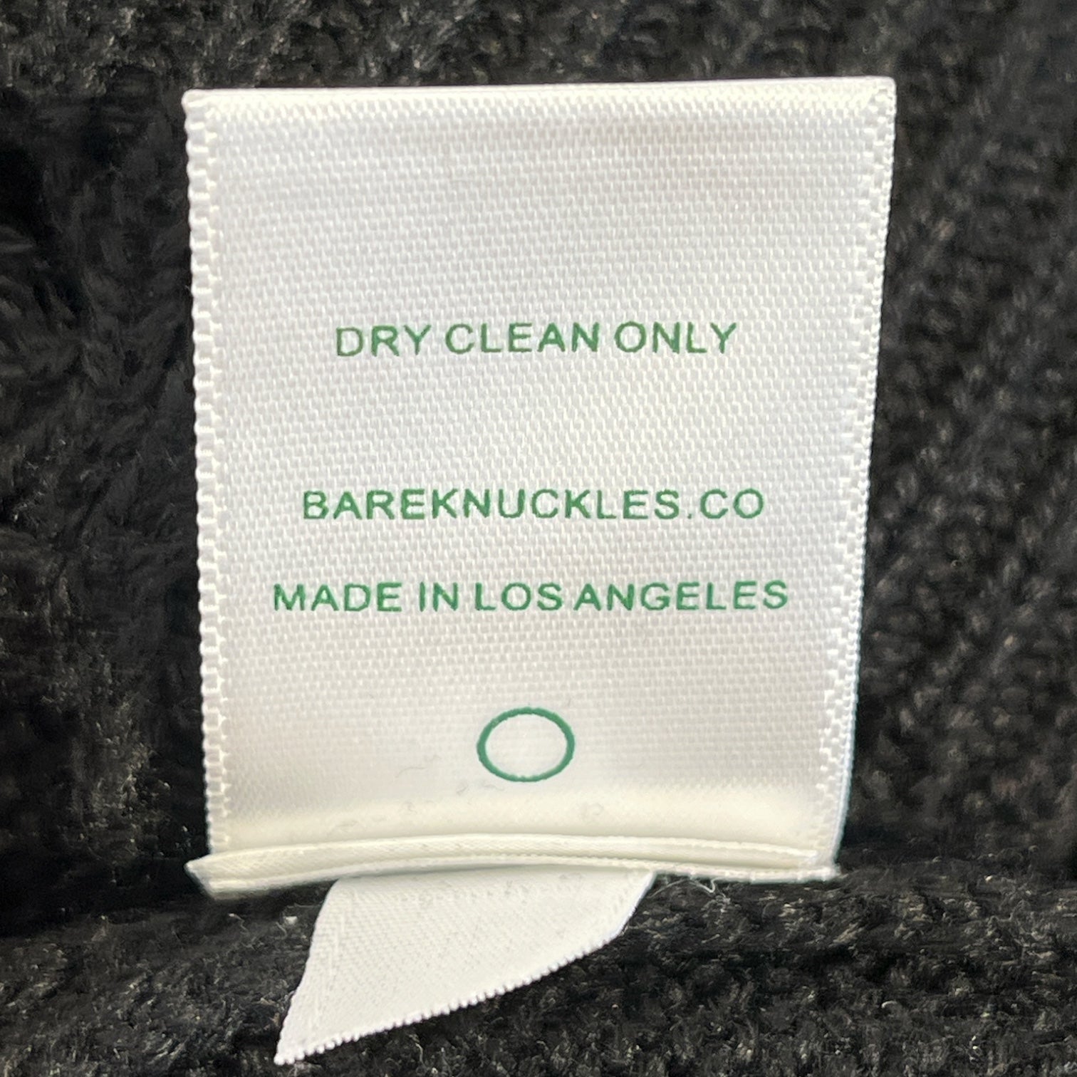 BARE KNUCKLES/Sweater/L/Cotton/BLK/DISTRESSED CROPPED SWEATER view 4