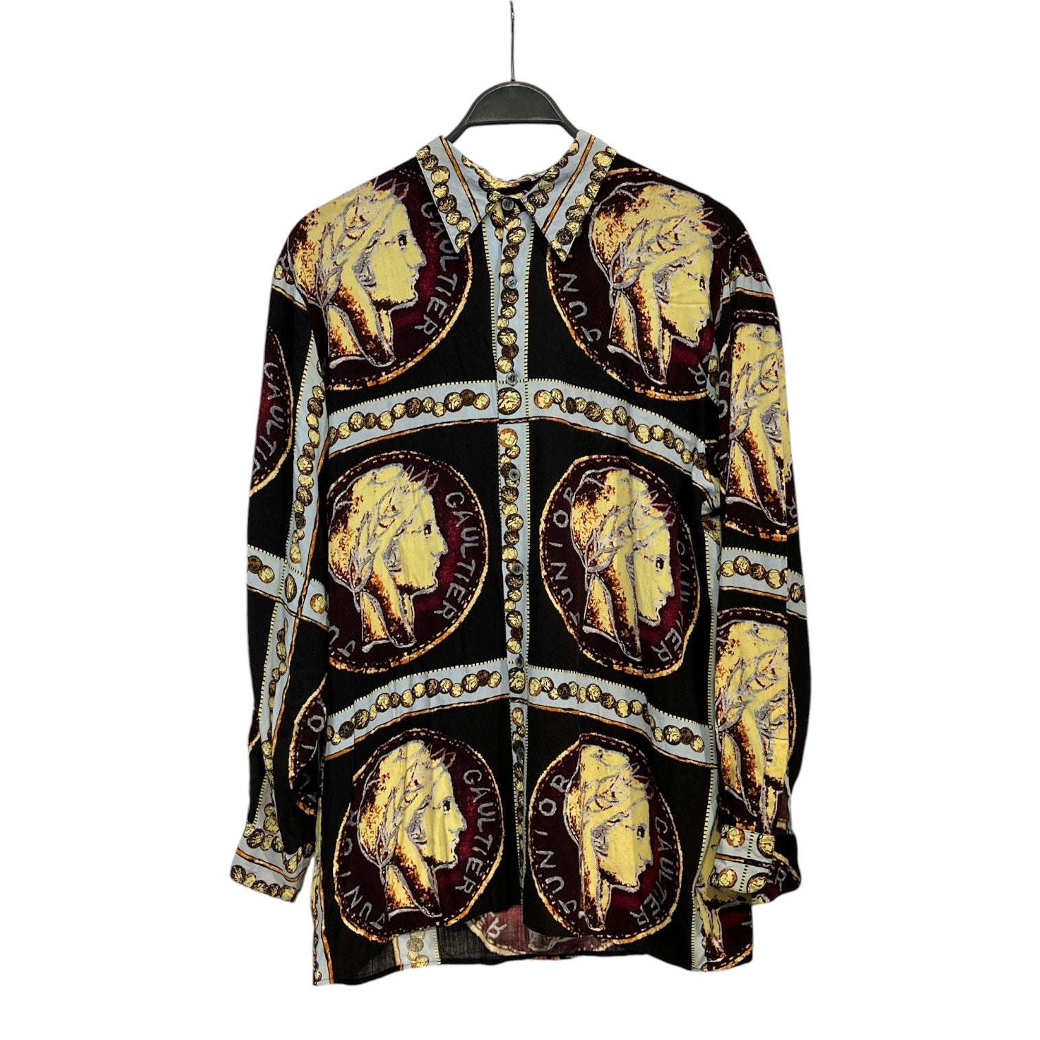 JUNIOR GAULTIER/LS Shirt/48/Cotton/MLT/All Over Print/coin print view 1