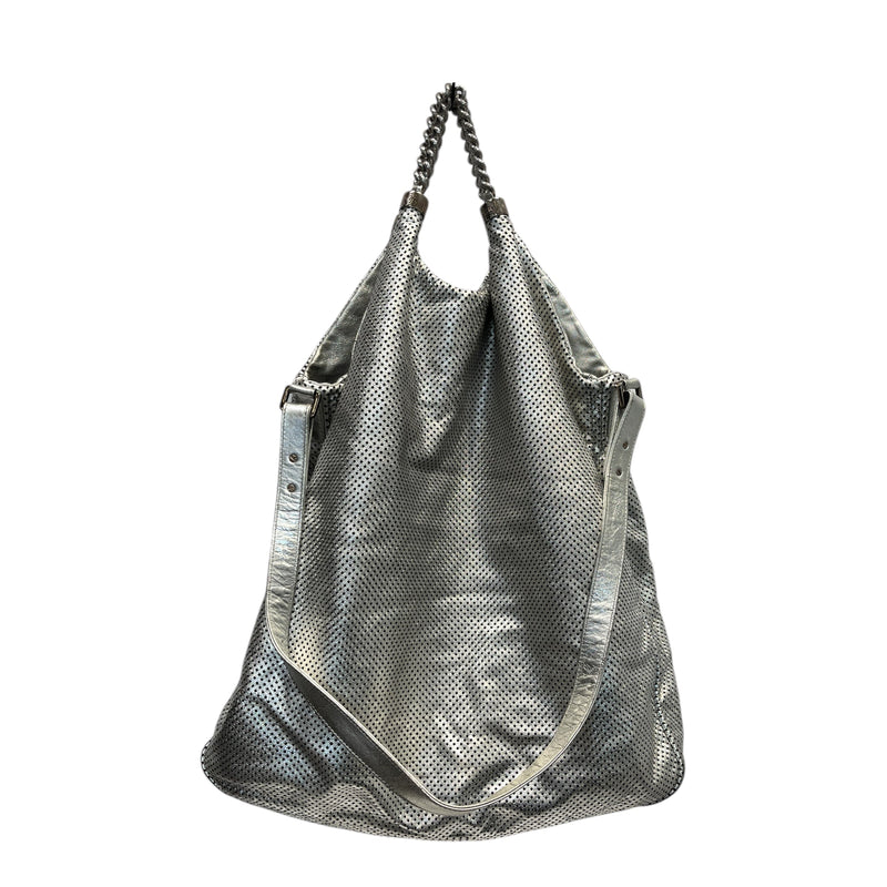 CHANEL/Bag/Leather/SLV/SILVER CHANEL BAG