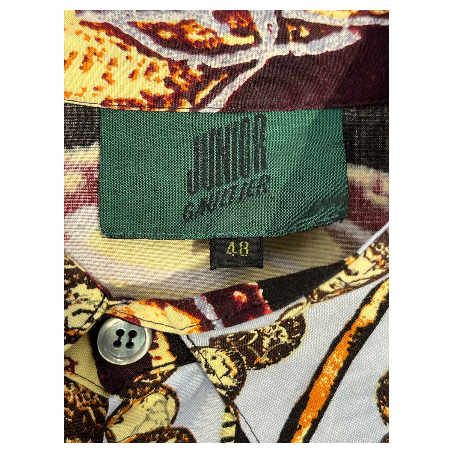 JUNIOR GAULTIER/LS Shirt/48/Cotton/MLT/All Over Print/coin print view 3