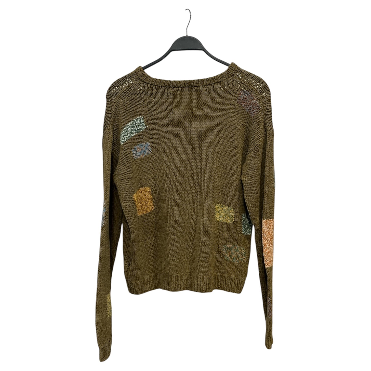 Story mfg./Sweater/S/Cotton/GRN/"Story" collar knit sweater view 2