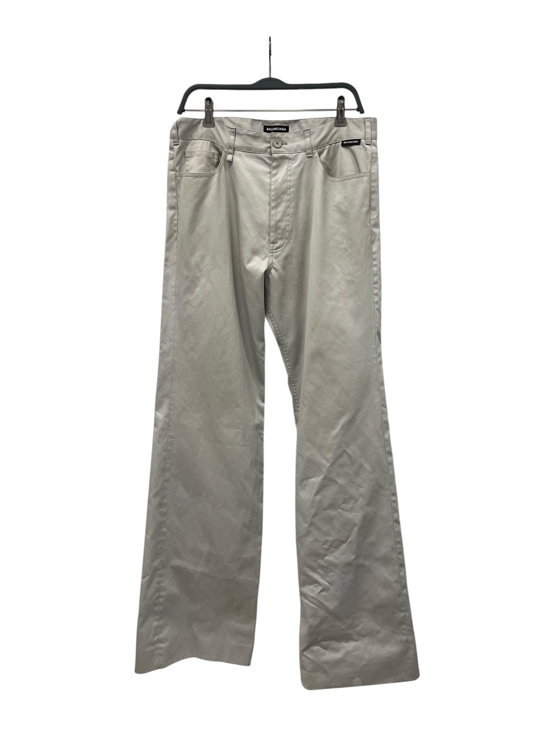 BALENCIAGA/Pants/48/Cotton/GRY/Chino/LIGHT GREY TWILL BAGGY PANT view 1