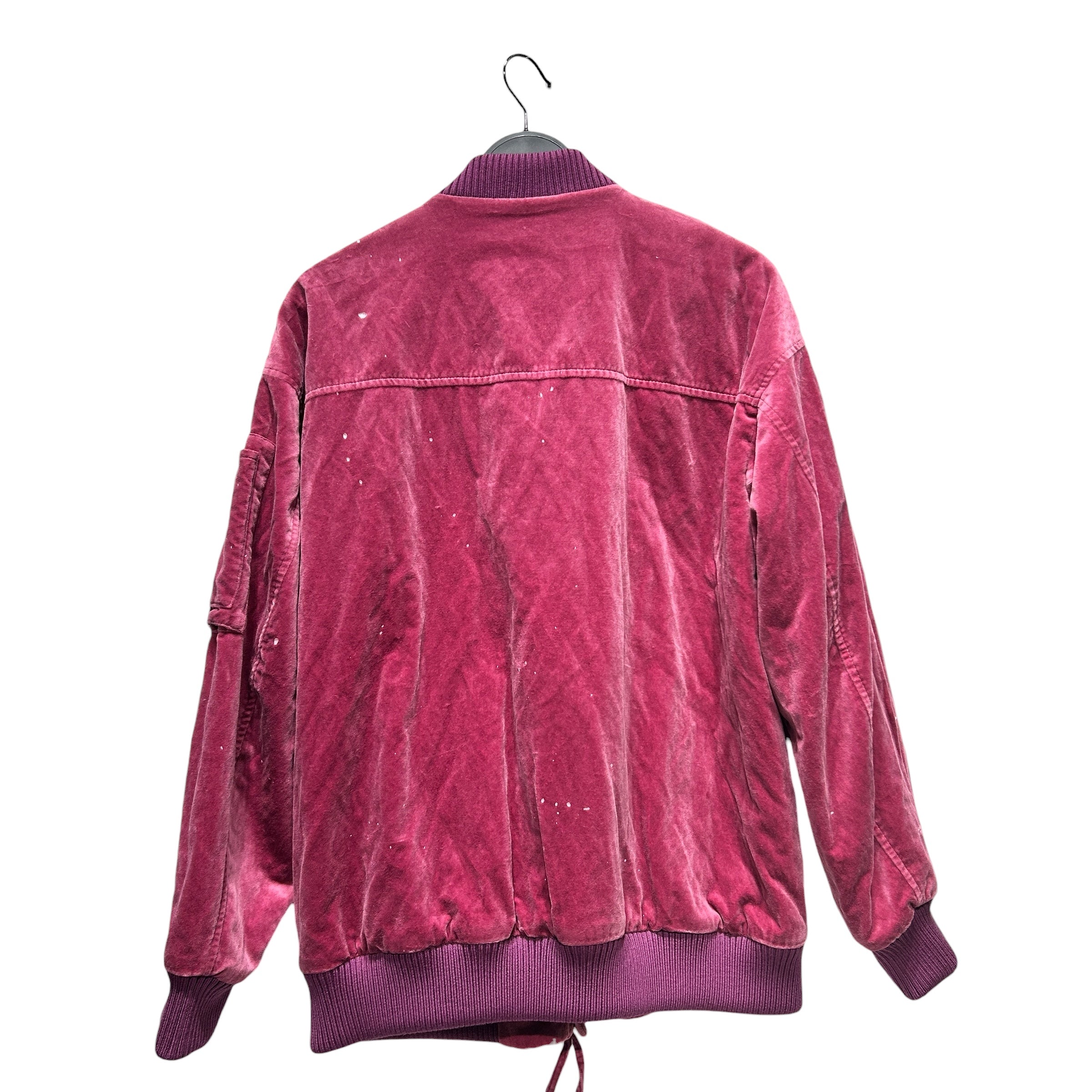 DSQUARED2/Jacket/38/Velour/PNK/BOMBER JACKET DISTRESS PAINT view 2