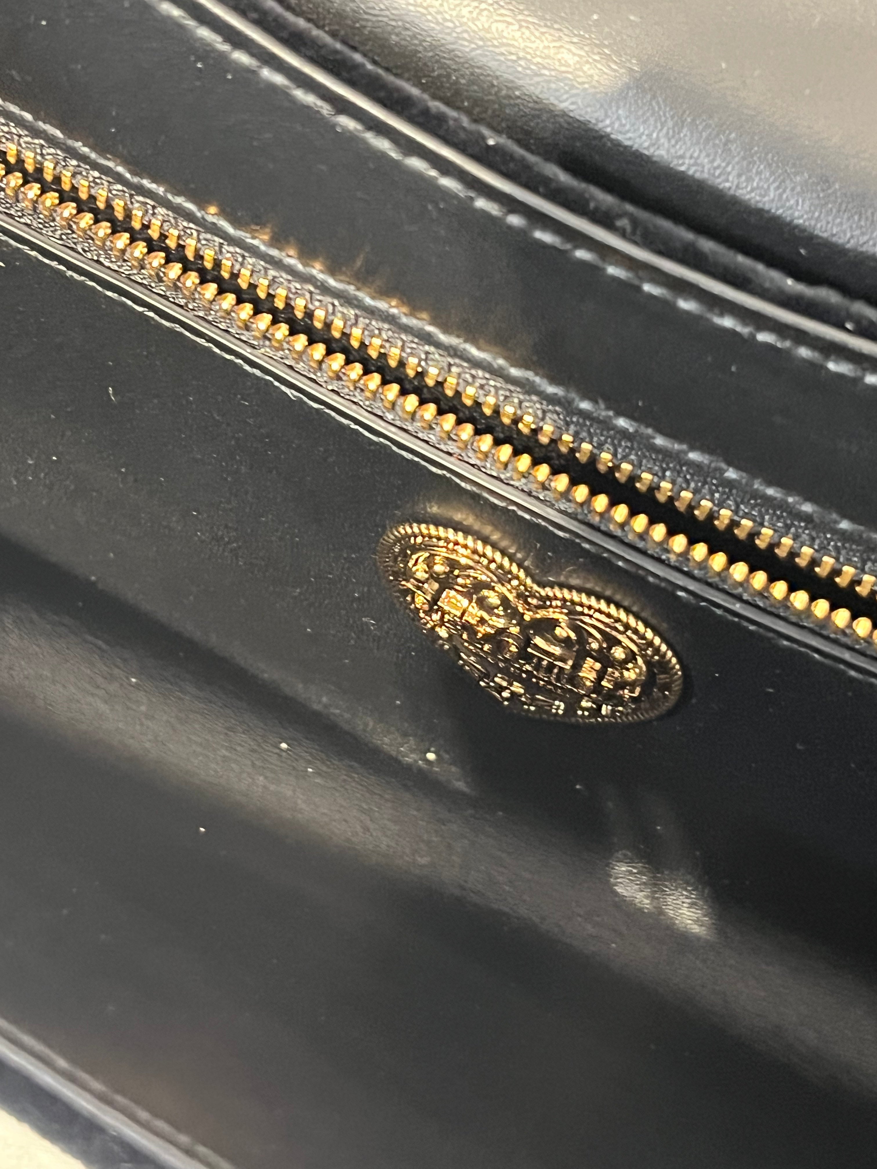 DOLCE&GABBANA/Cross Body Bag/BLK/devotion velvet crossbody view 7