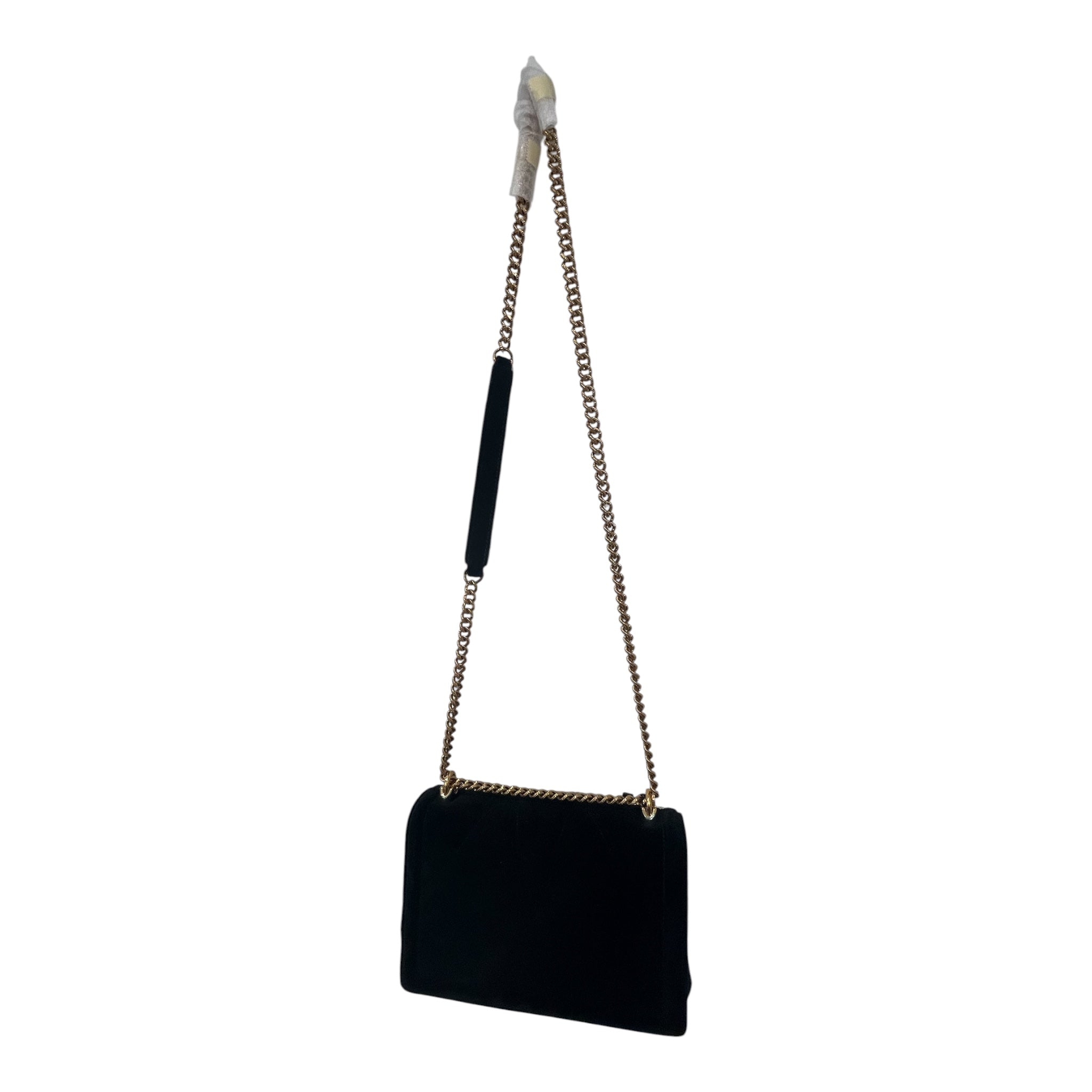 DOLCE&GABBANA/Cross Body Bag/BLK/devotion velvet crossbody view 2