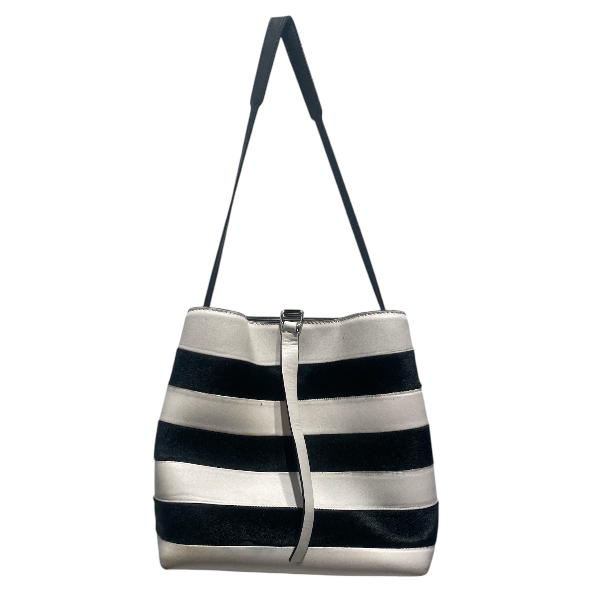PROENZA SCHOULER/Bag/Stripe/Leather/WHT/Proenza schouler stripe bag view 1