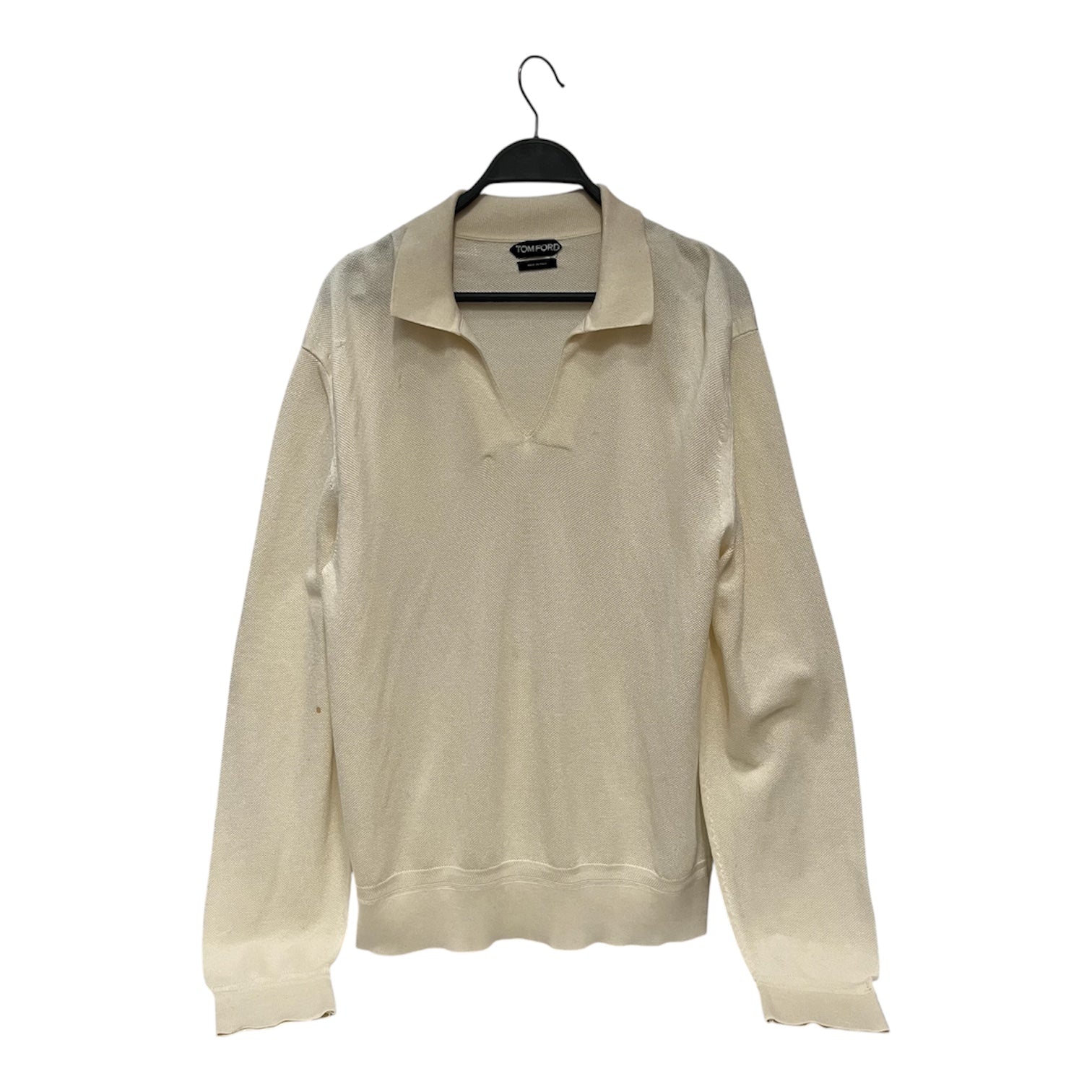 TOM FORD/Sweater/M/Cotton/WHT/ view 1