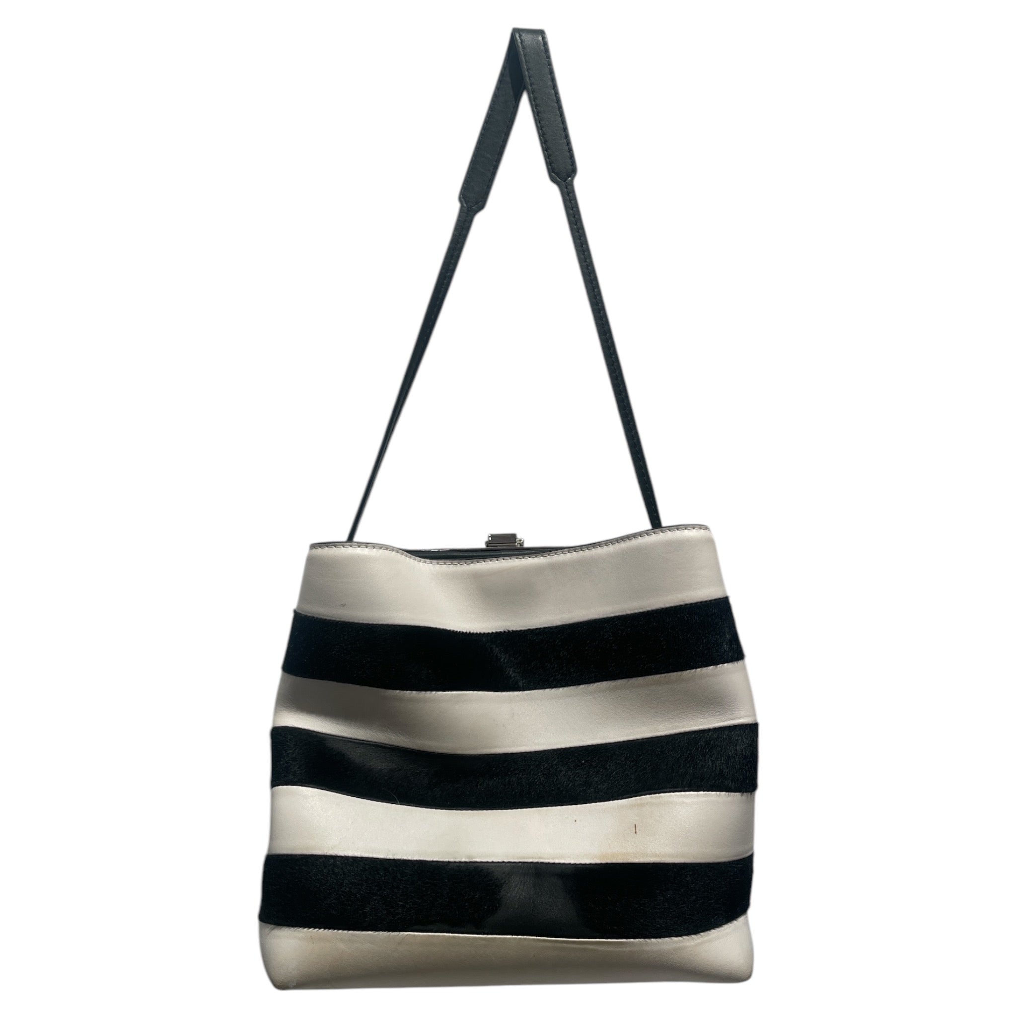 PROENZA SCHOULER/Bag/Stripe/Leather/WHT/Proenza schouler stripe bag view 2