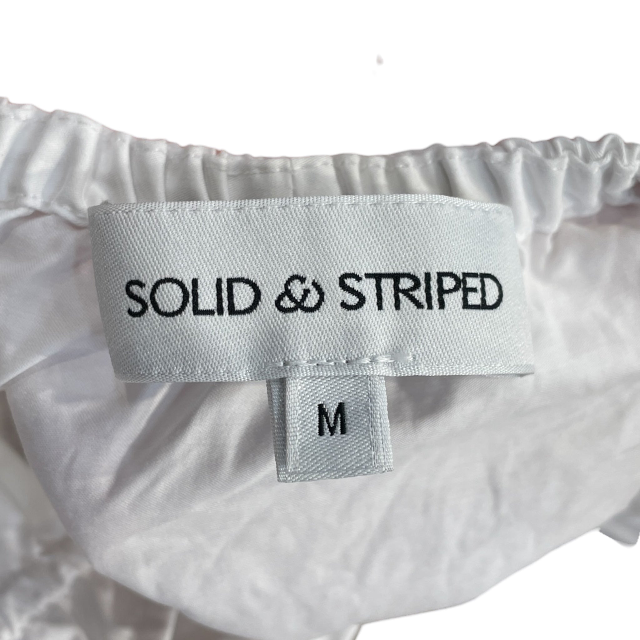 SOLID & STRIPED/Camisole Dress/M/Cotton/WHT/ view 3