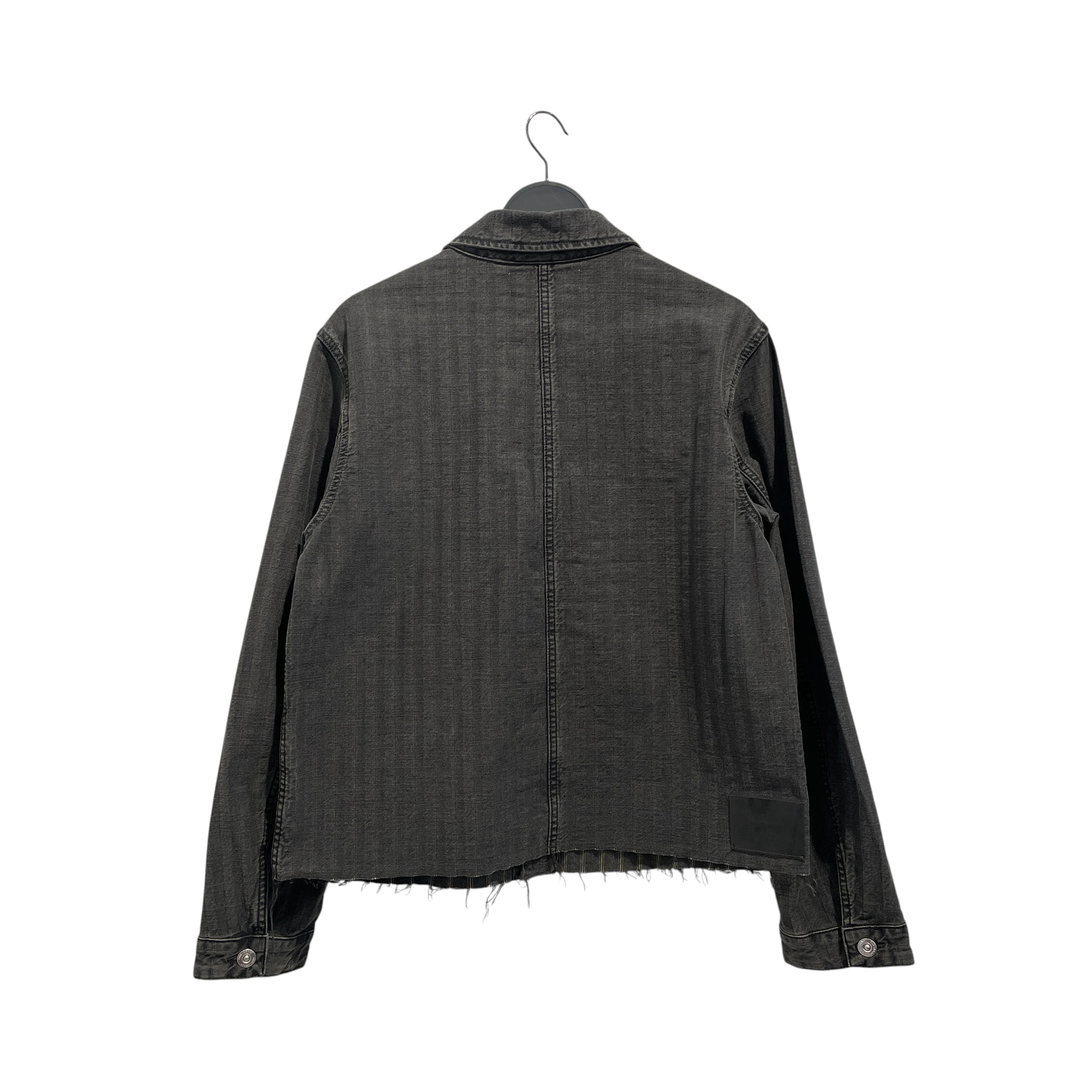 OUR LEGACY/Denim Jkt/46/Cotton/GRY/Stripe/Rebirth Cut Torino view 2