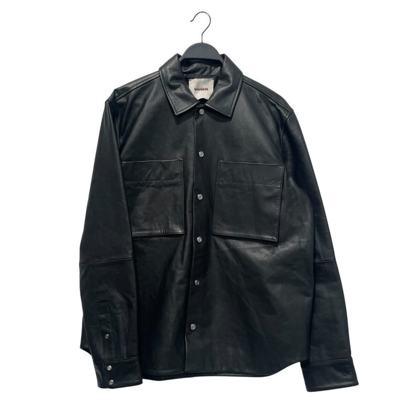 VAYDER/Leather Jkt/M/Leather/BLK/VAYDER Leather Button-Up