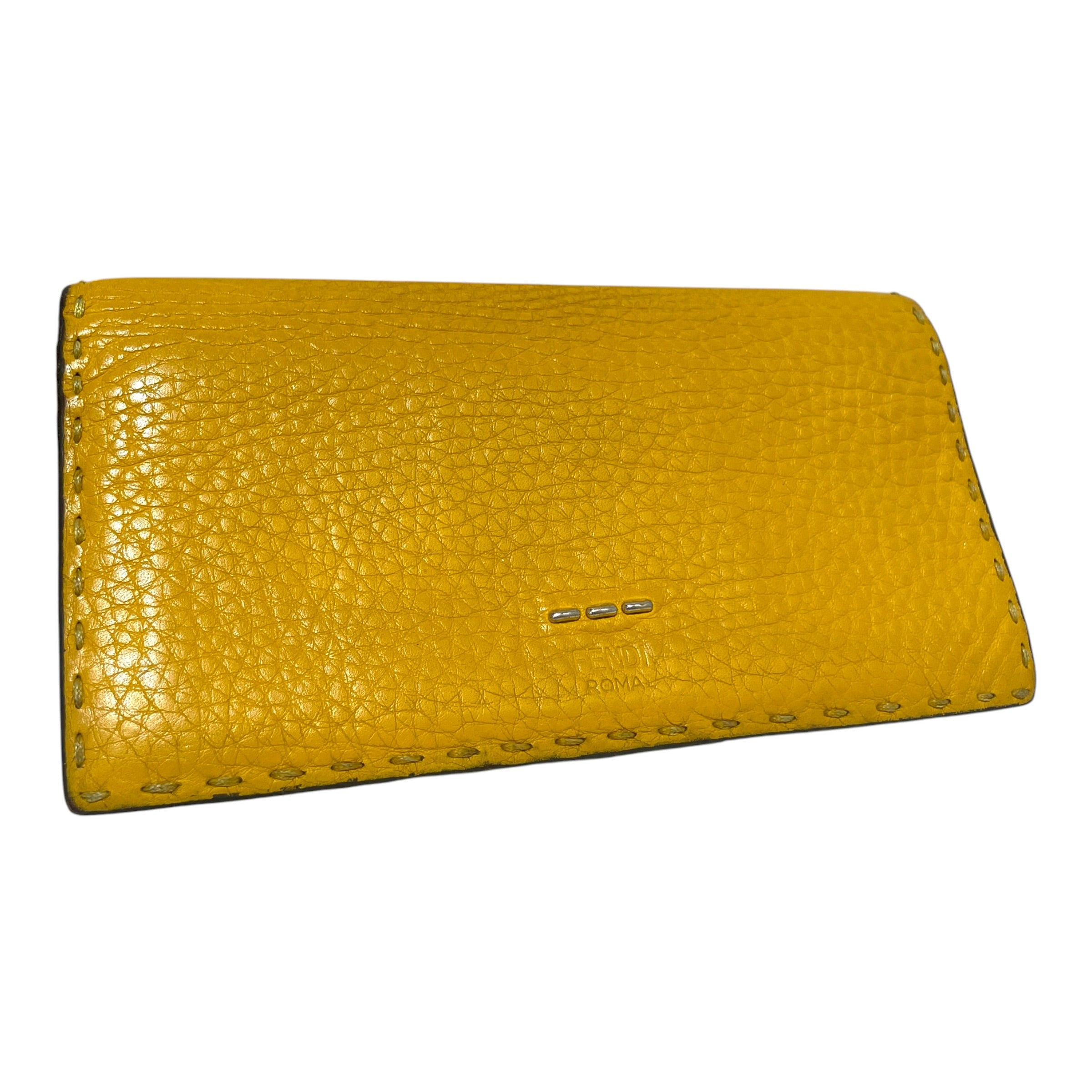 FENDI/Long Wallet/Leather/YEL/L's/Selleria Wallet view 1