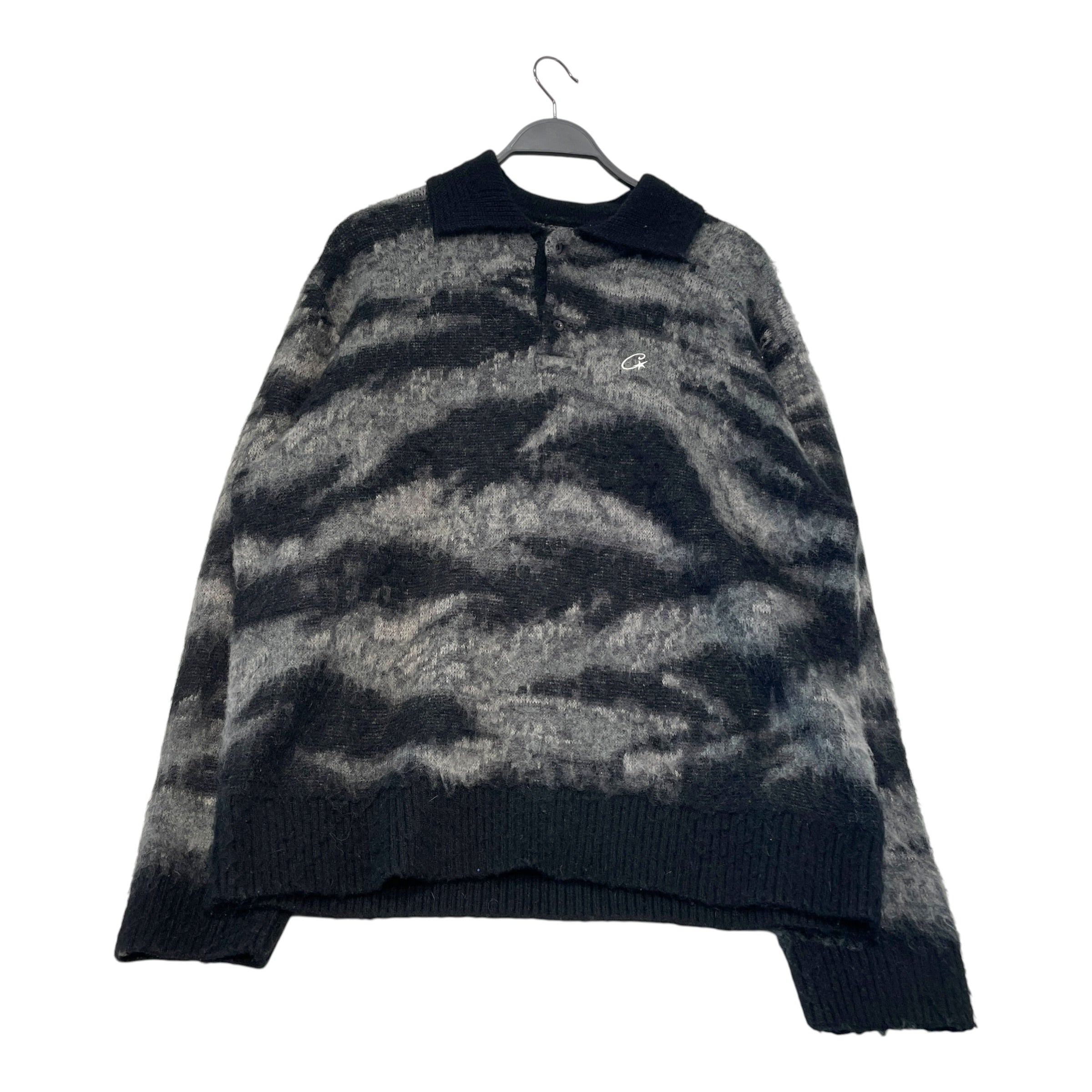 Corteiz/Sweater/L/Fake Fur/BLK/Fur Polo view 1