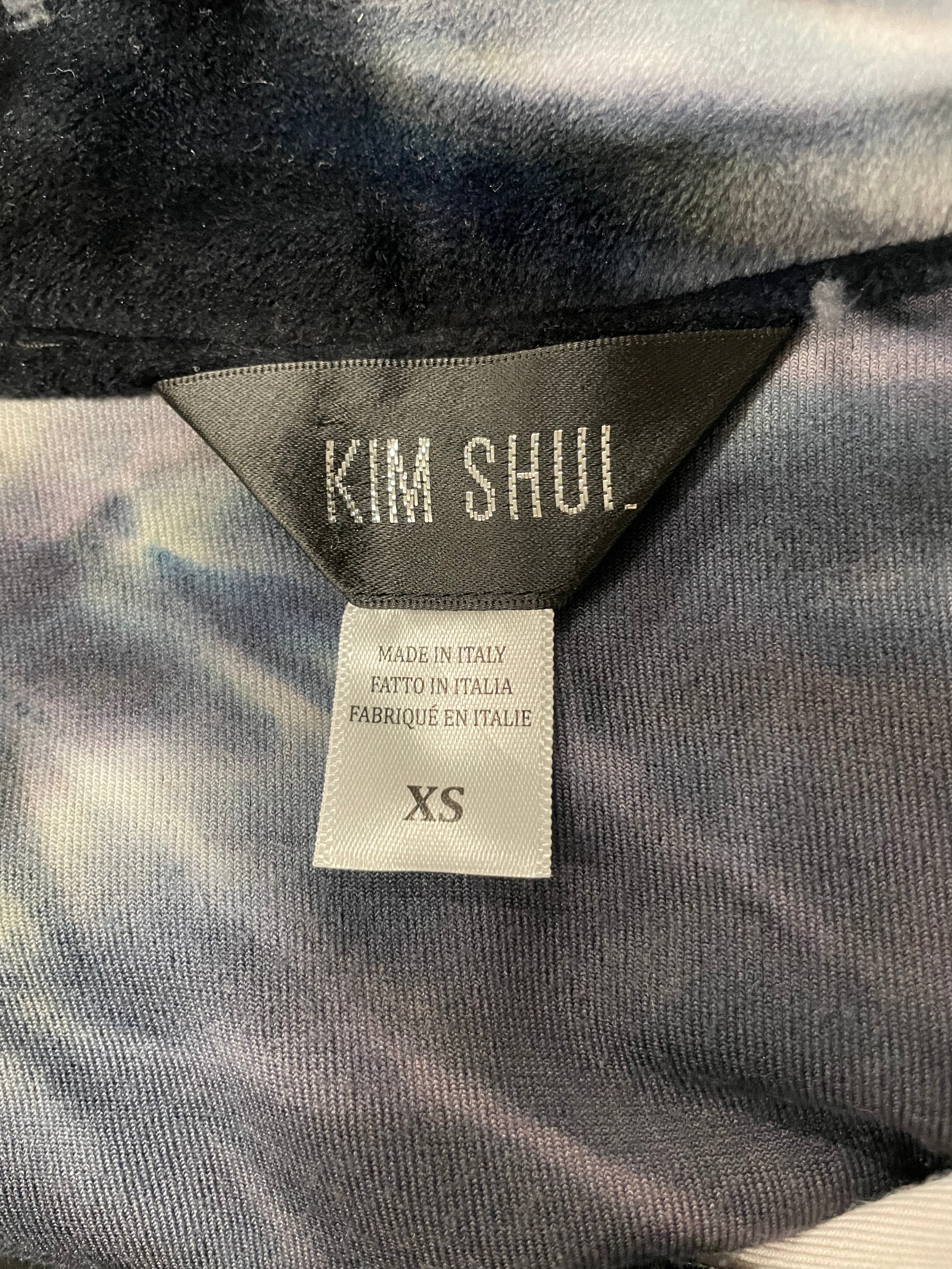 Kim Shui/Hoodie/XS/Cotton/NVY/VERY CROPPED WITH LONG STRINGS view 3