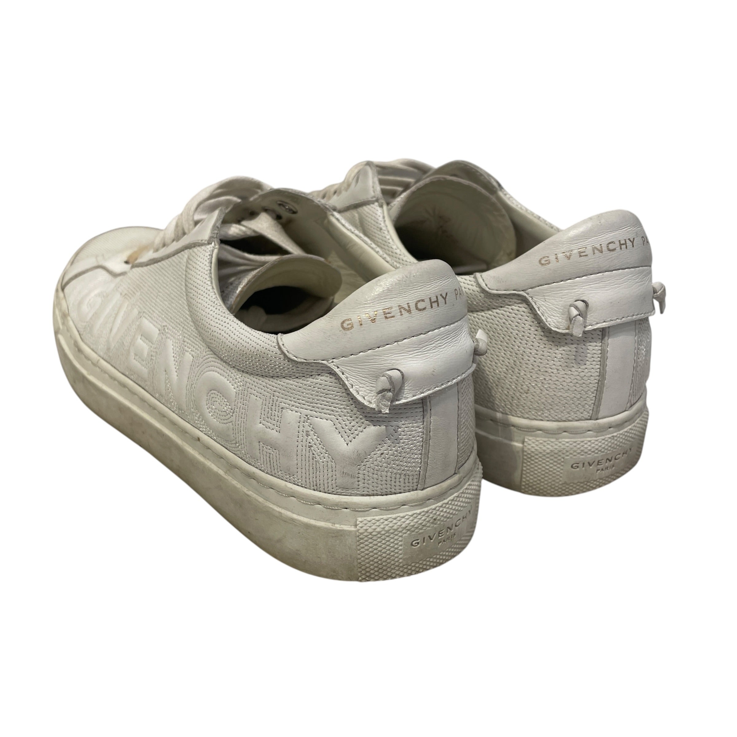 GIVENCHY/Low-Sneakers/EU 40/Leather/WHT/Urban Street Low Embossed Logo view 2