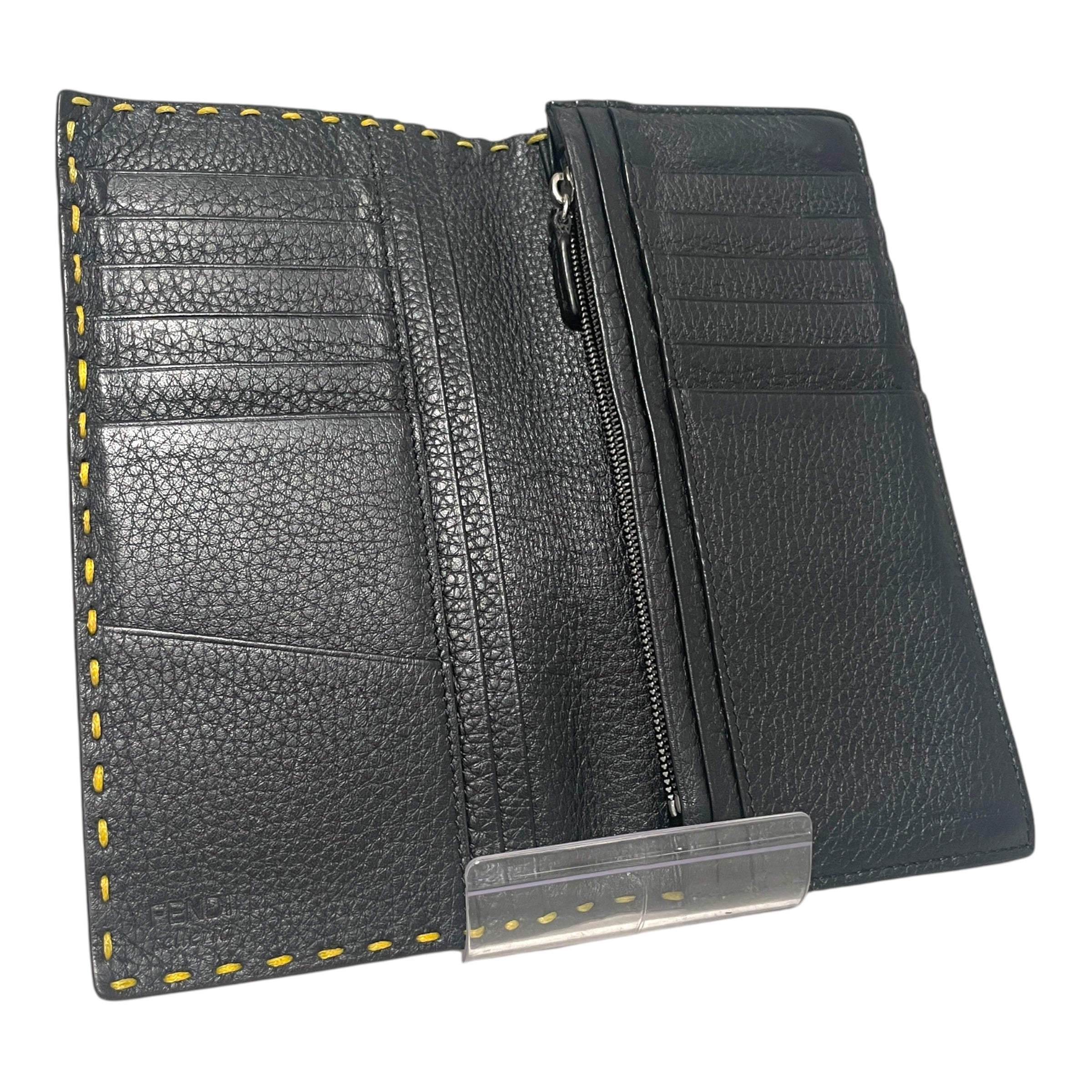 FENDI/Long Wallet/Leather/YEL/L's/Selleria Wallet view 4