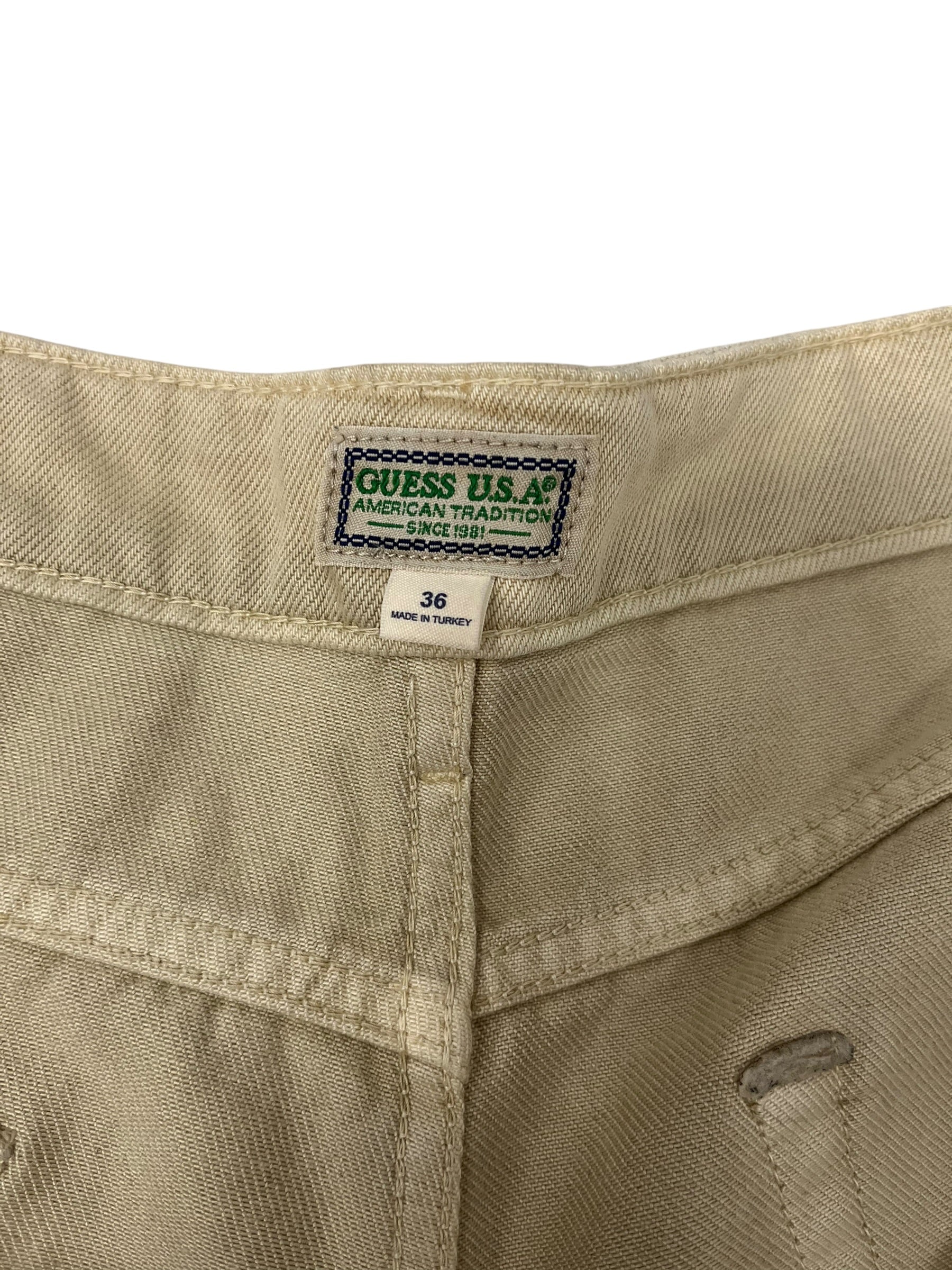 GUESS/Shorts/36/Denim/GRY/UTILITY SHORTS W BUTTON FLAPS view 3