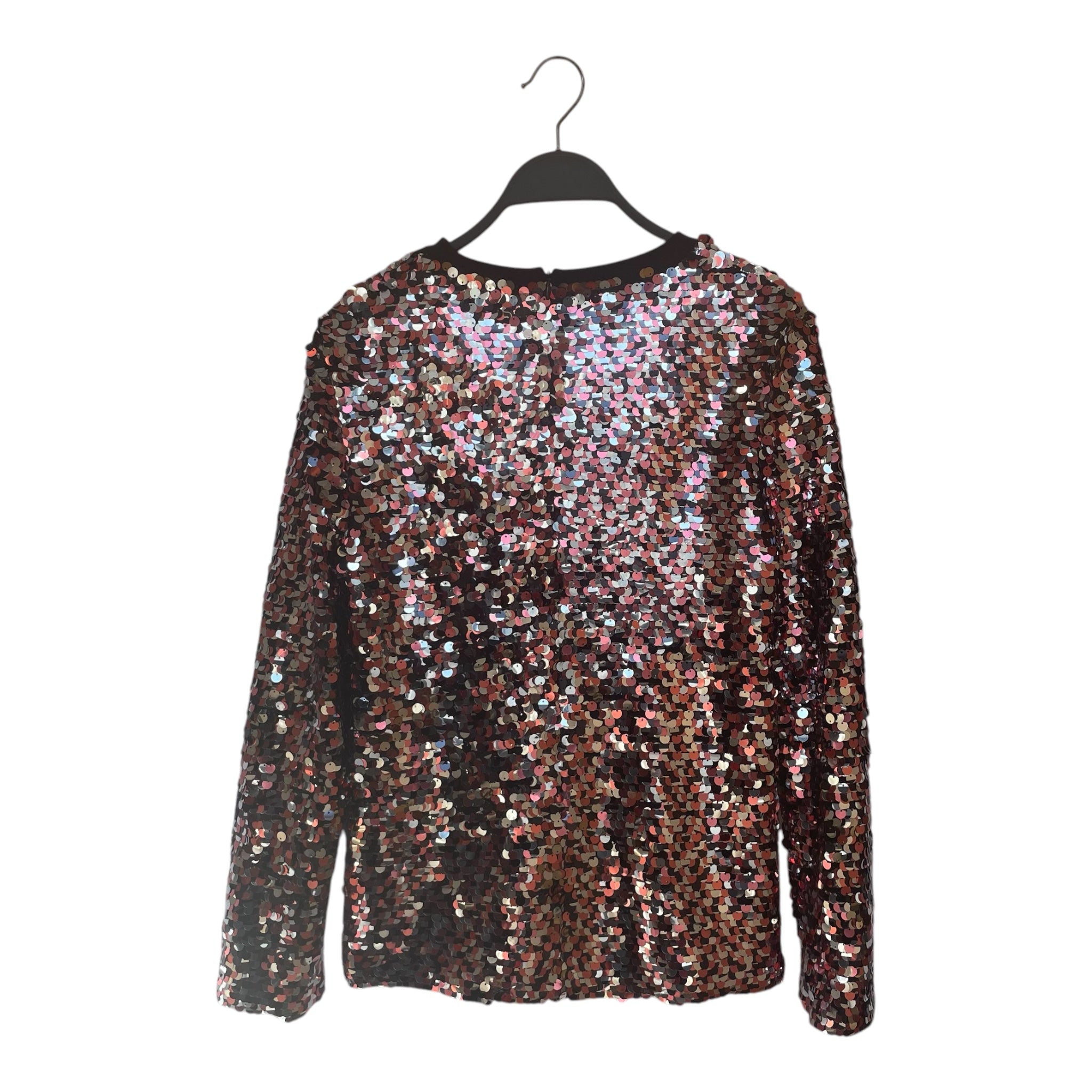 McQ Alexander McQueen/LS Blouse/40/Glitter/Polyester/RED/WLO 519274/COLOR 5764/NEW view 2