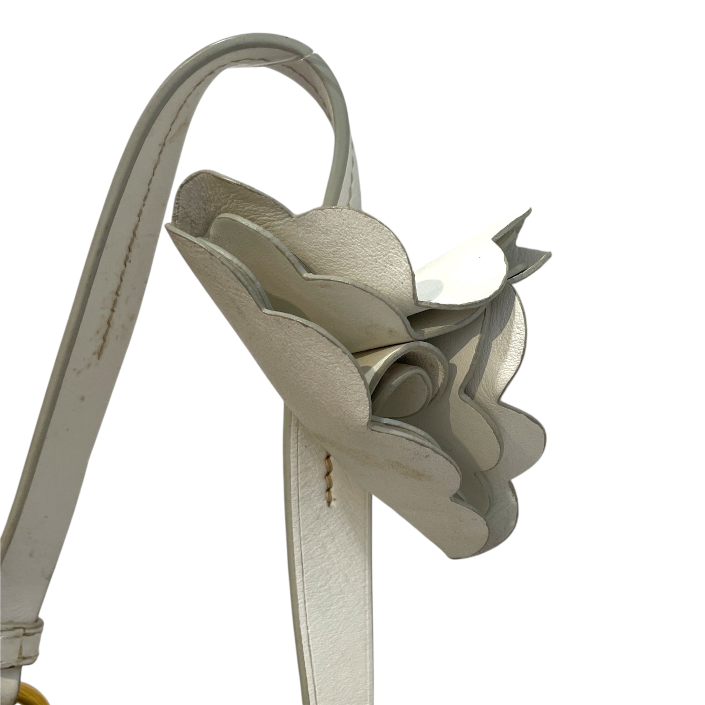 MIU MIU/Hand Bag/Leather/WHT/Convertible Bucket Bag view 5
