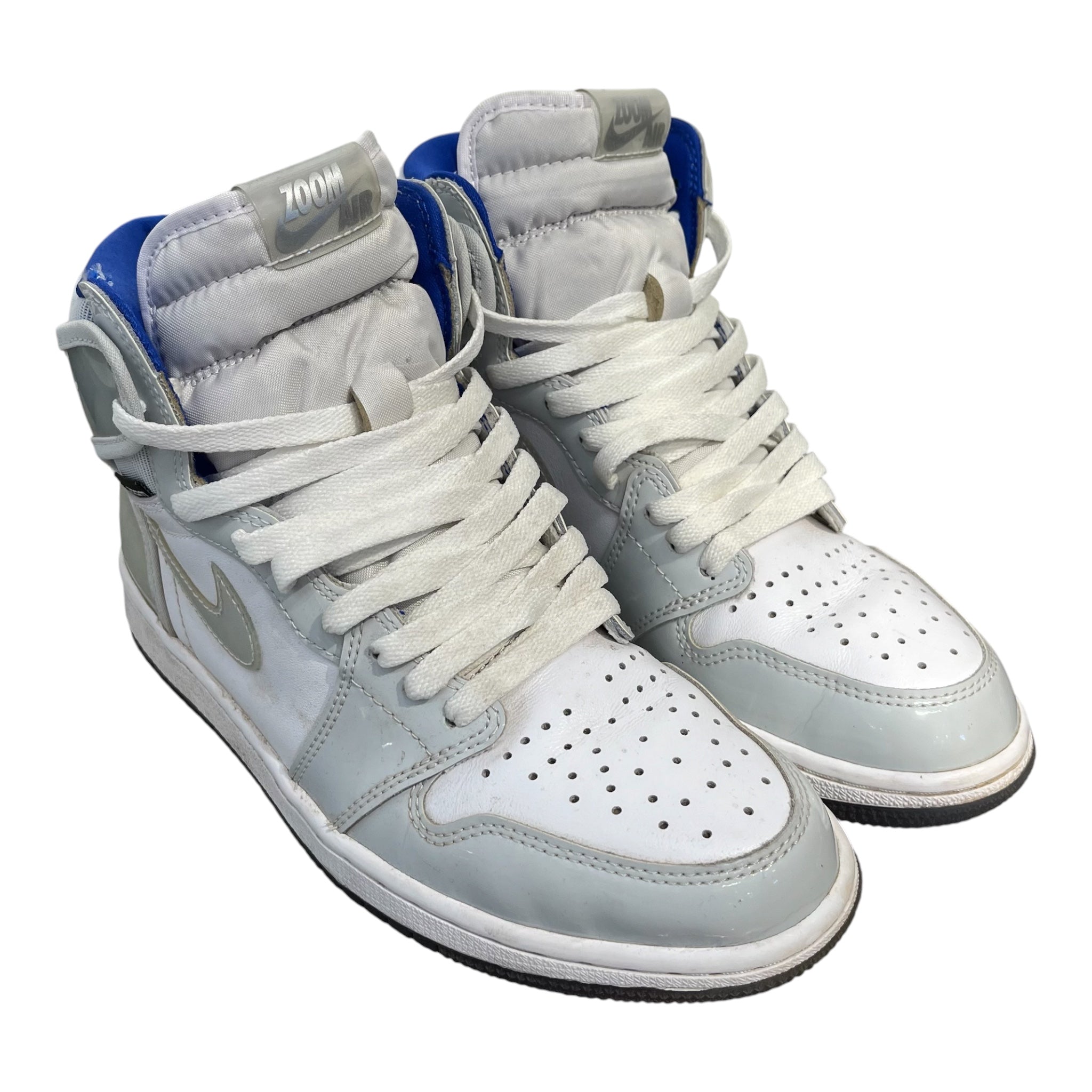 NIKE/Hi-Sneakers/US 8/Leather/BLU/jordan 1 hi zoom racer blue view 1