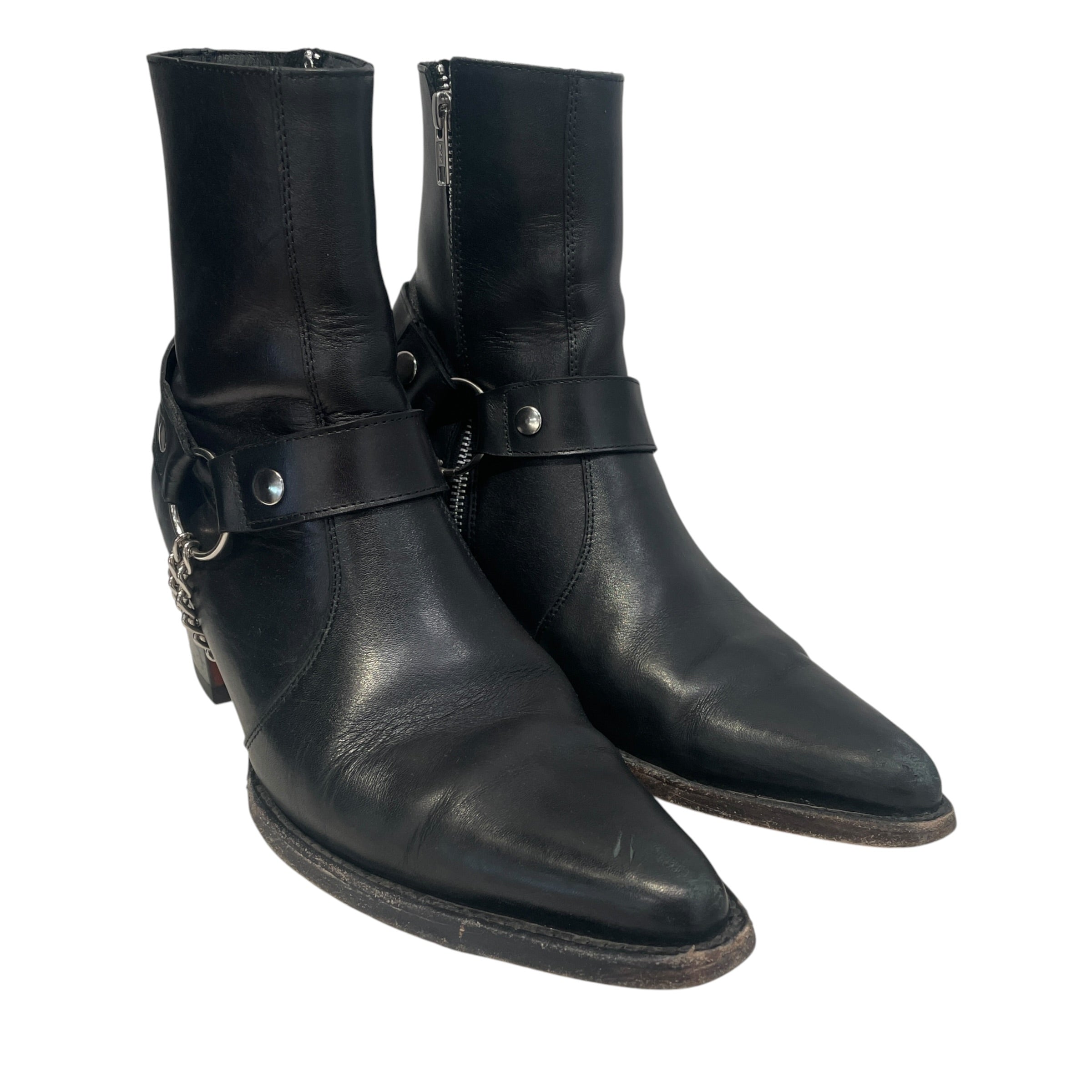 Lucchese/Boots/EU 41/Leather/BLK/Emgineer Chain Boot view 1