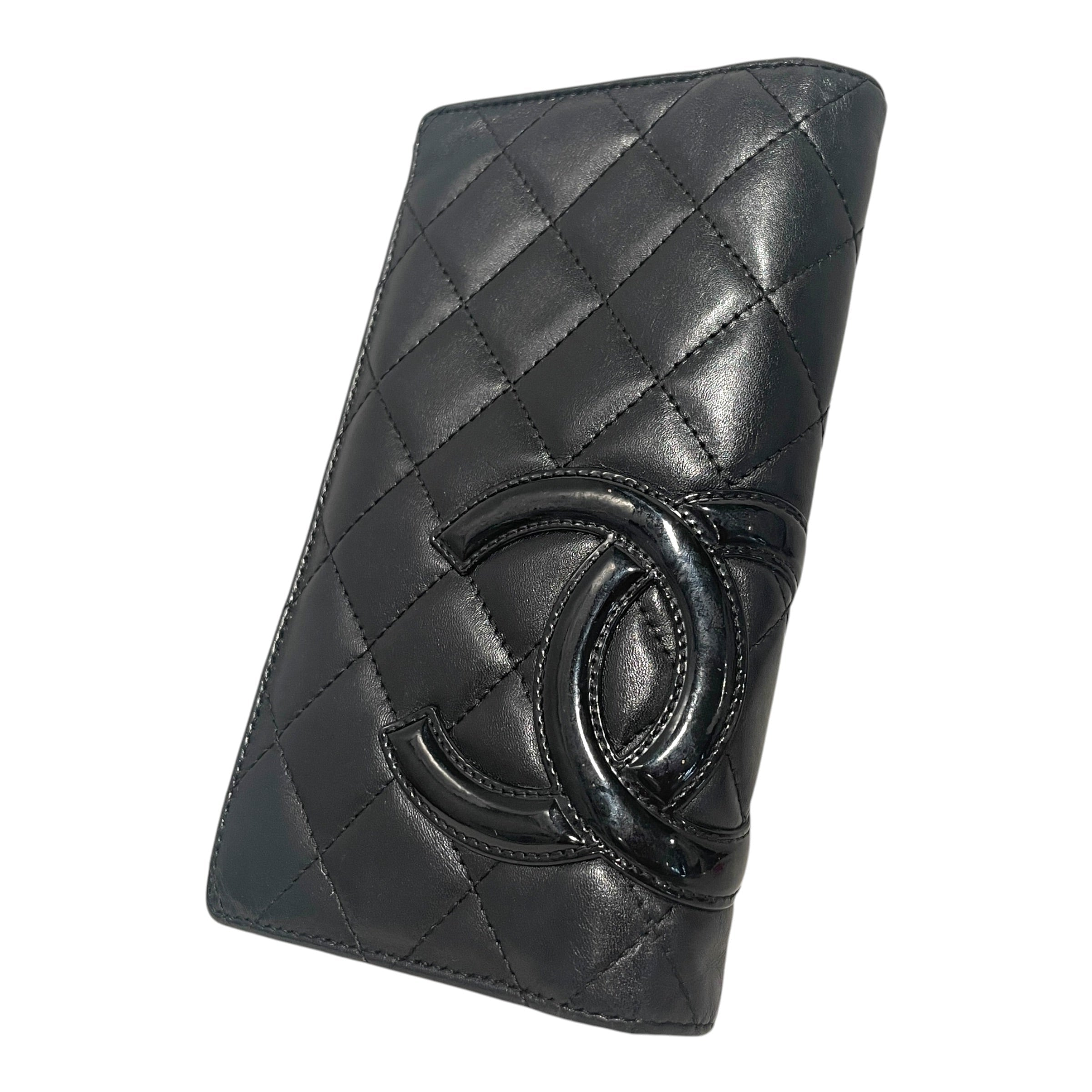 CHANEL/Long Wallet/Leather/BLK/L's/Cambon Wallet view 1