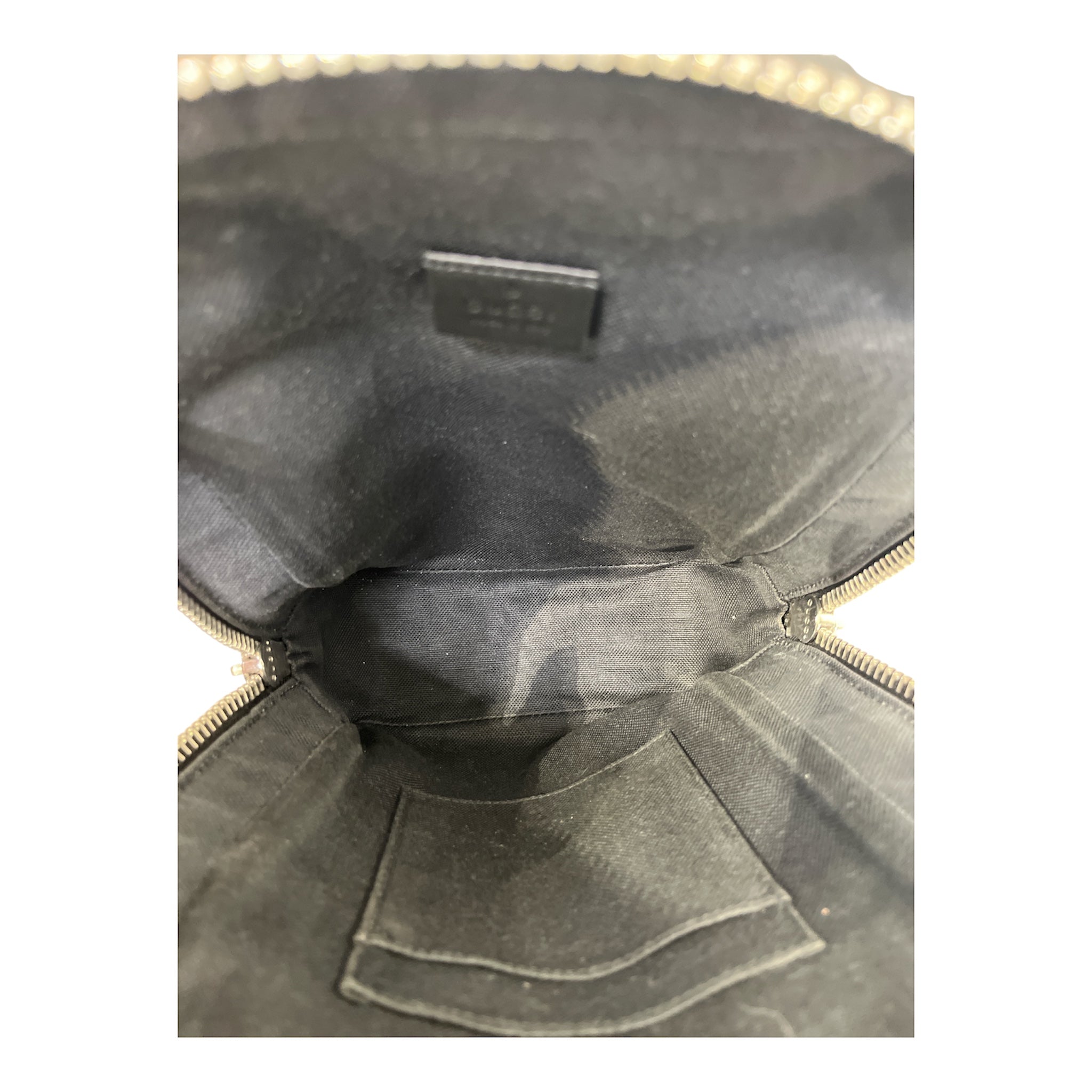 GUCCI/Cross Body Bag/Monogram/Leather/BLK/SUPREME SLING BELT BAG view 4