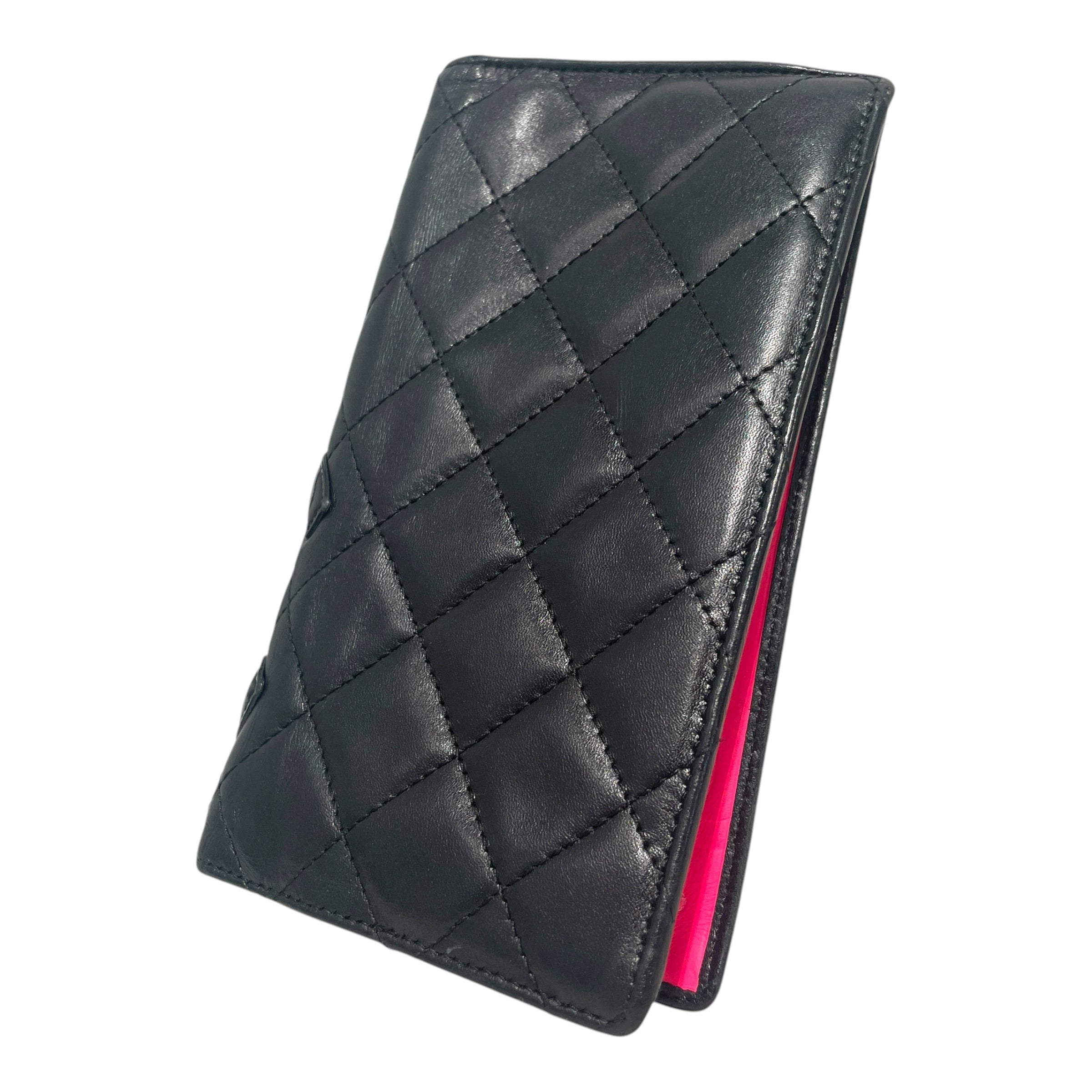 CHANEL/Long Wallet/Leather/BLK/L's/Cambon Wallet view 2