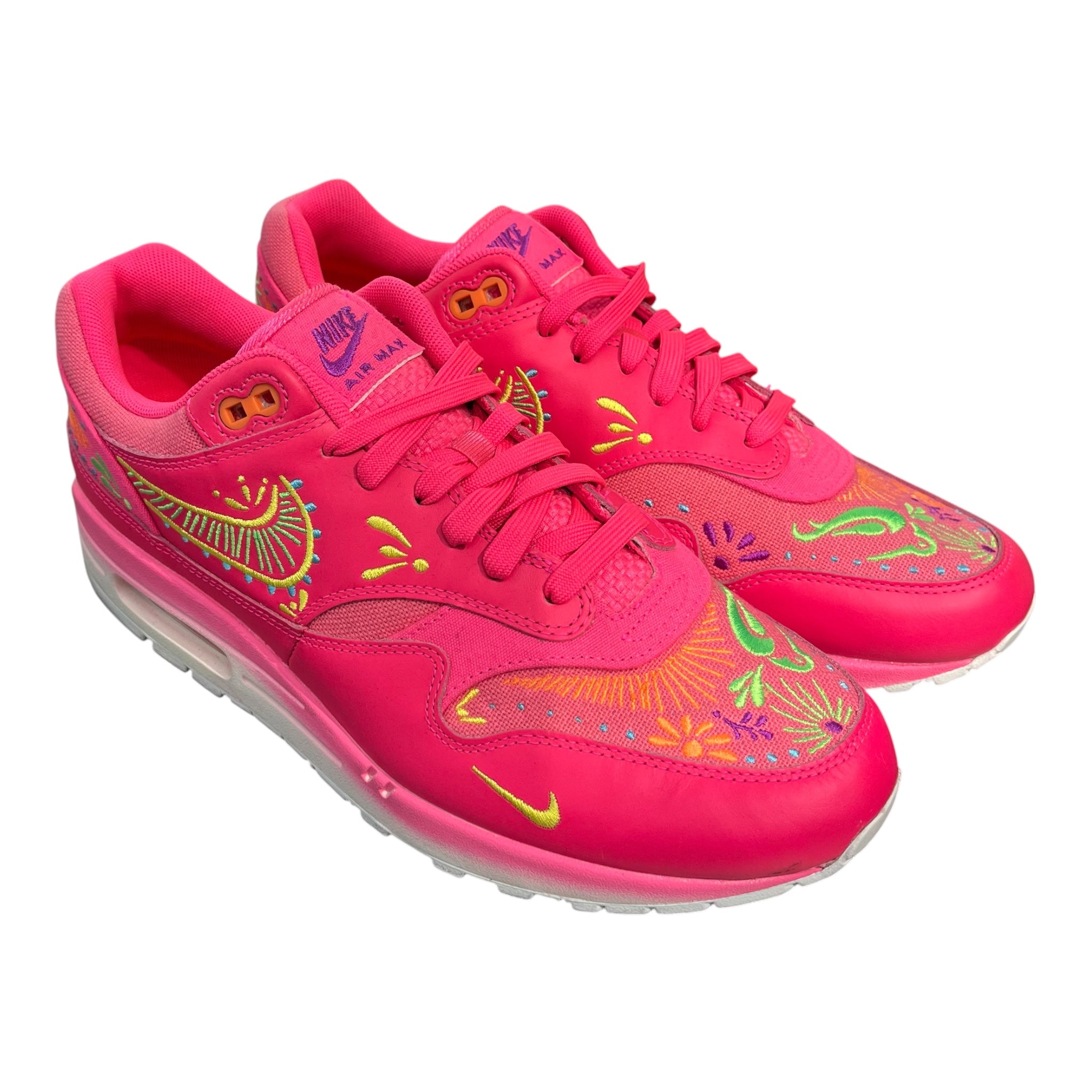 NIKE/AIR MAX 1 PREMIUM/Low-Sneakers/US 10/Leather/PNK/FQ8172-645 view 1