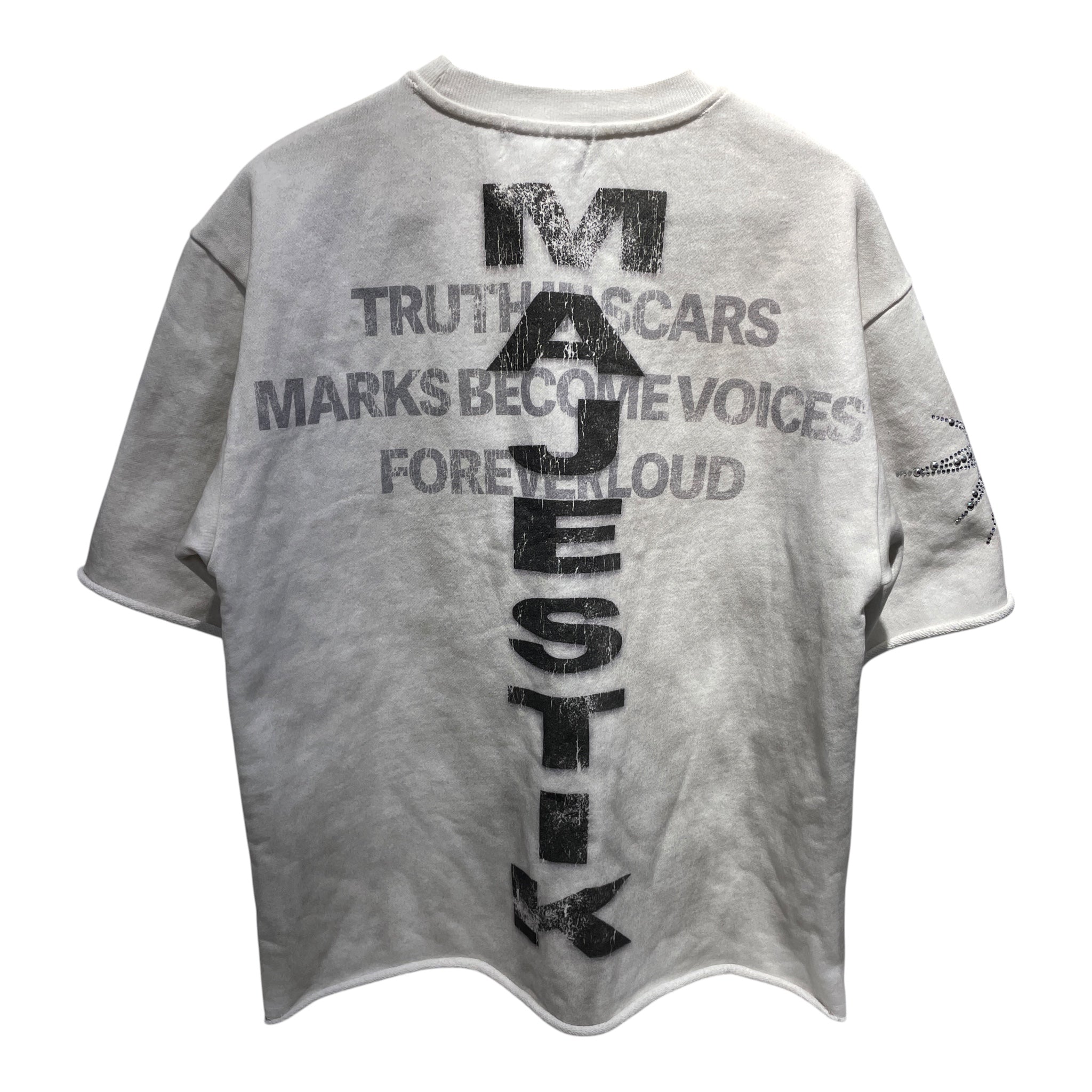 Majestic/T-Shirt/S/Cotton/CRM/High Neck/ view 2