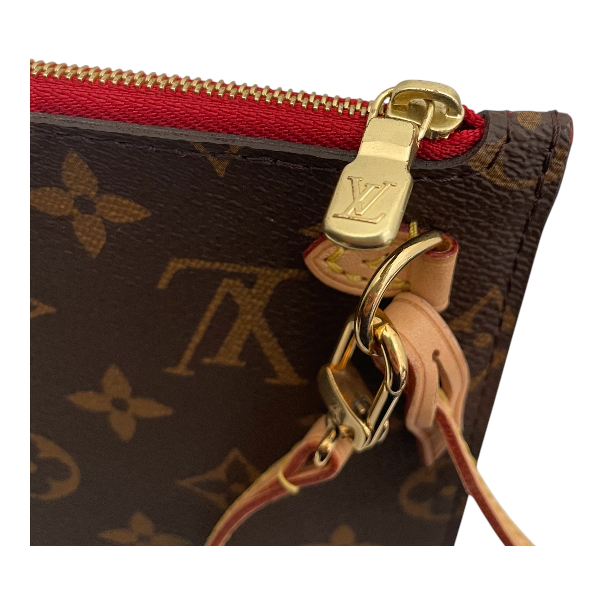LOUIS VUITTON/Clutch Bag/Monogram/Leather/BRW/BIG OG MONOGRAM RED LINER view 2