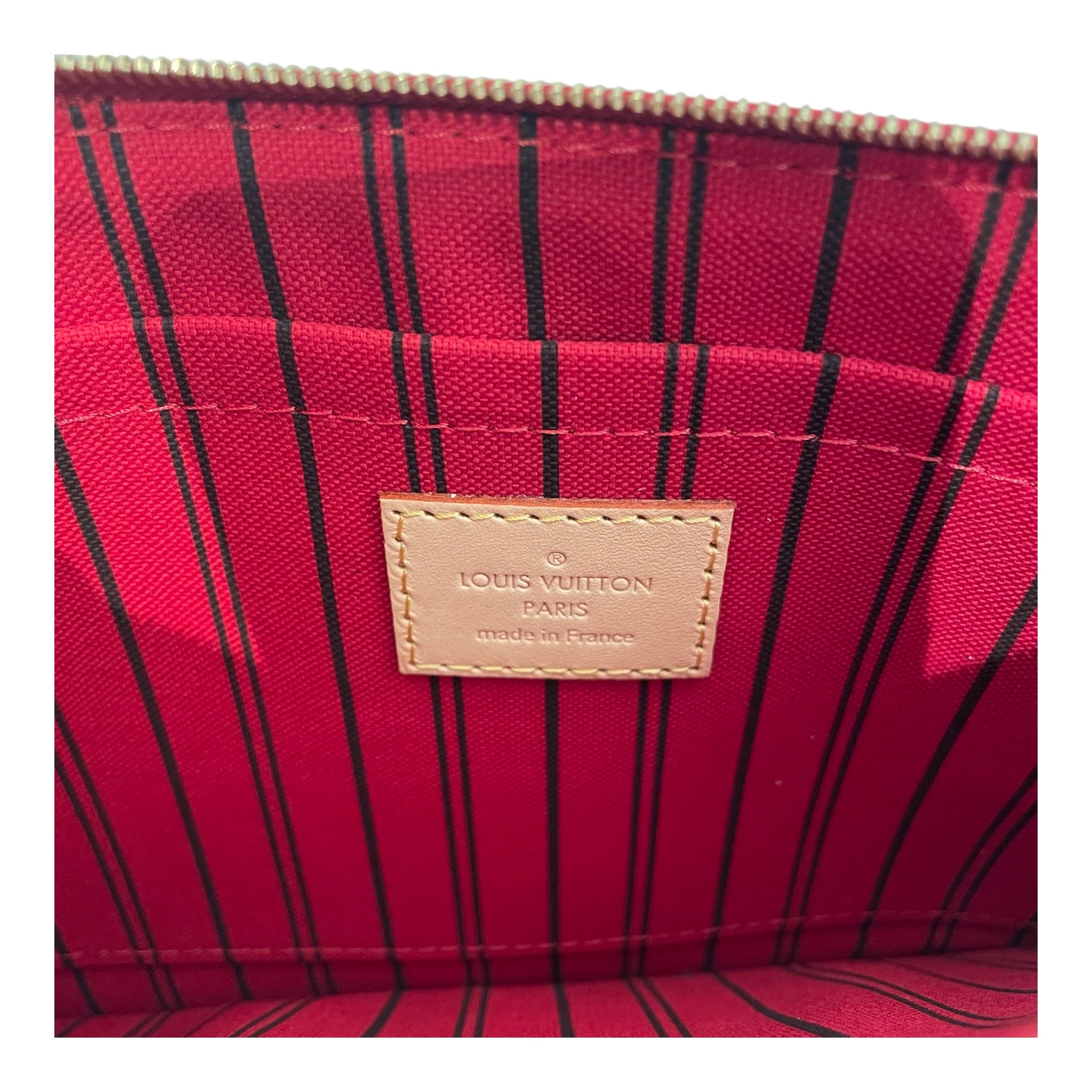 LOUIS VUITTON/Clutch Bag/Monogram/Leather/BRW/BIG OG MONOGRAM RED LINER view 4