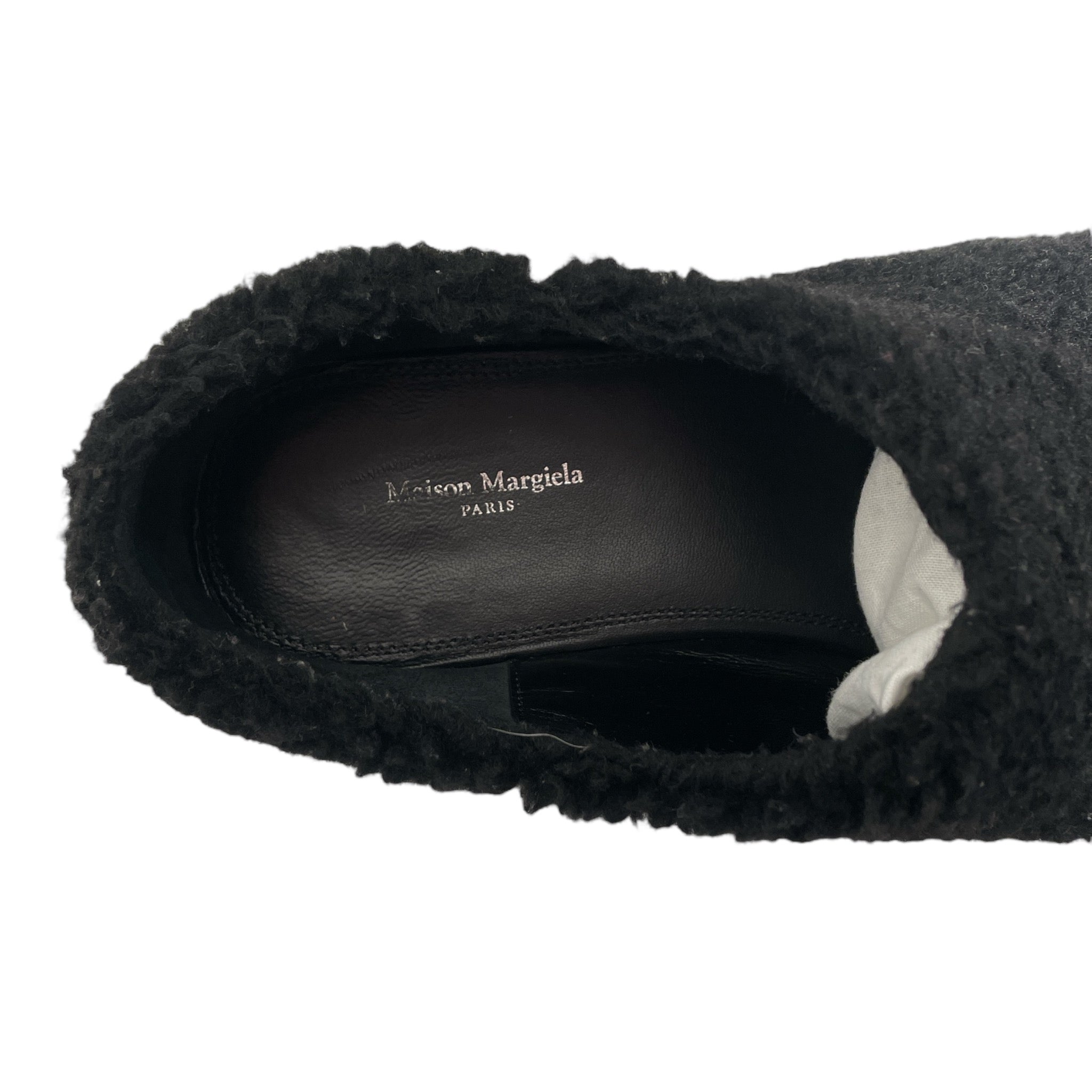 Maison Margiela/Loafers/US 10/All Over Print/Fur/BLK/margela loafer view 3