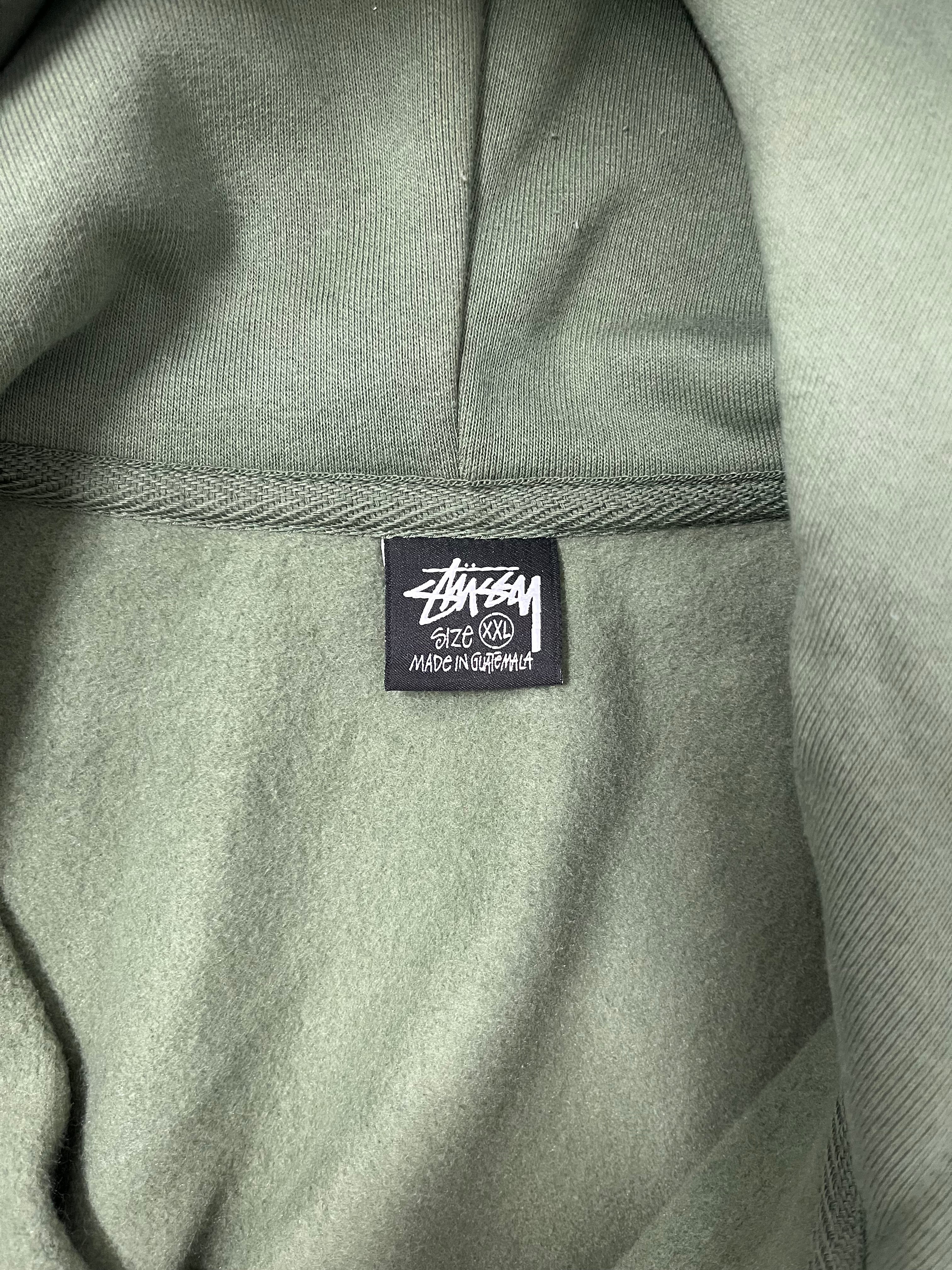 STUSSY/Sweatshirt/XXL/Cotton/GRN/BIG & MEATY BACK LOGO. view 3