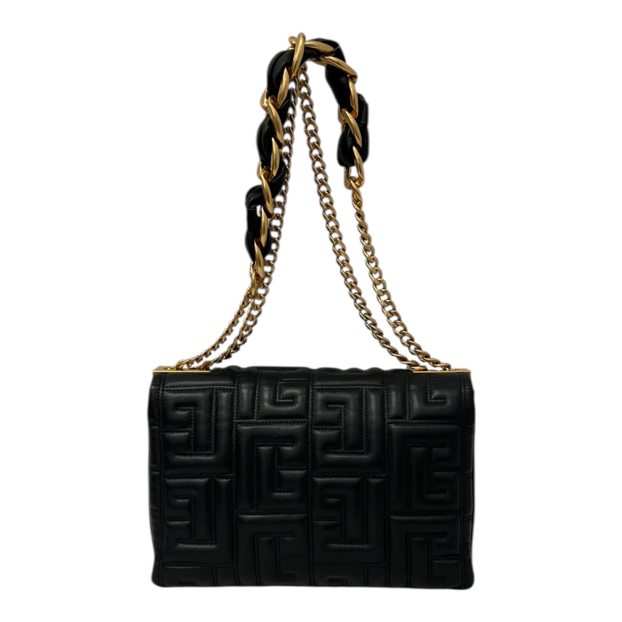 BALMAIN/Cross Body Bag/Leather/BLK/150223 - 1945 SOFT MDM QUILTED view 2