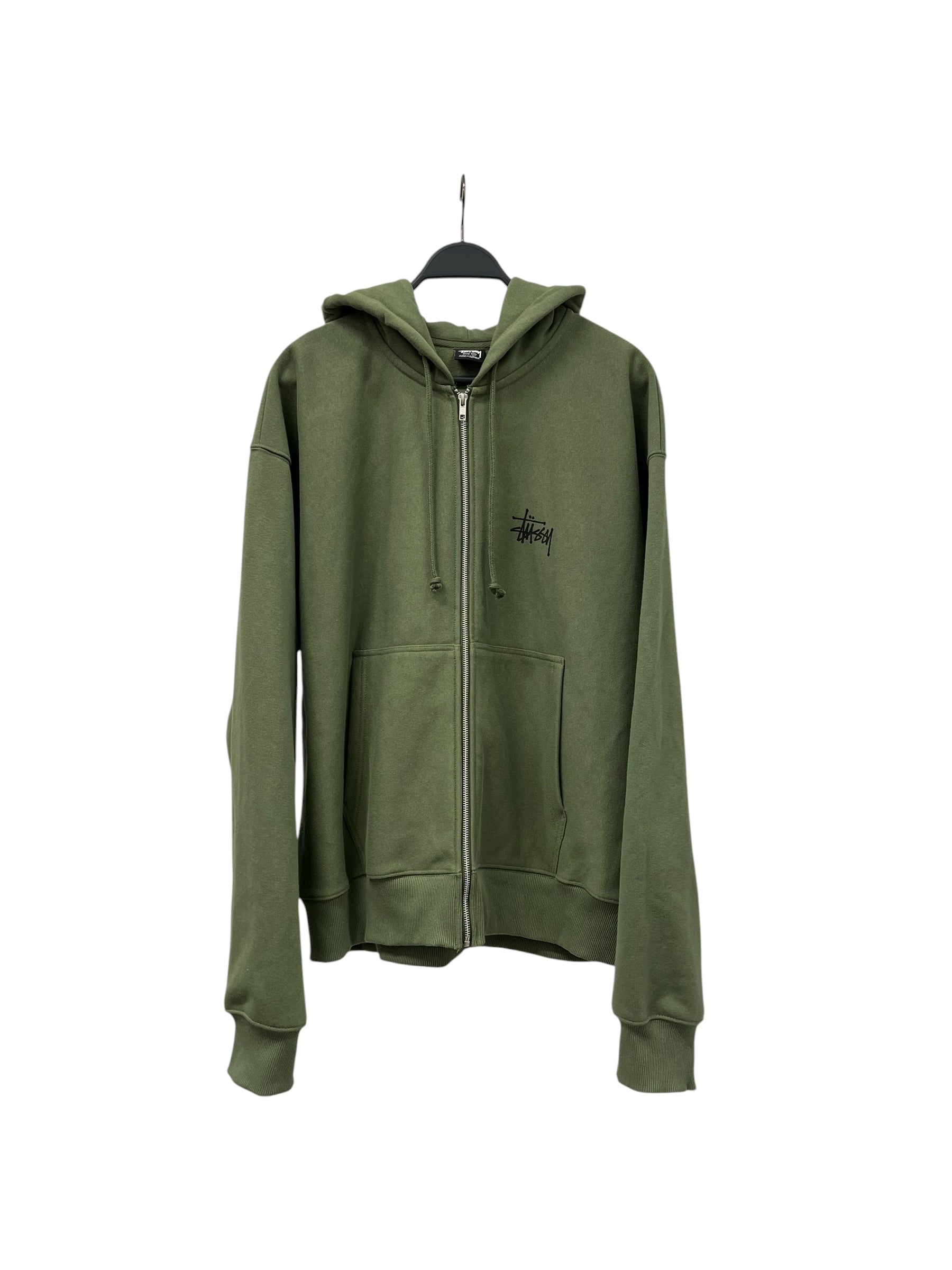 STUSSY/Sweatshirt/XXL/Cotton/GRN/BIG & MEATY BACK LOGO. view 1