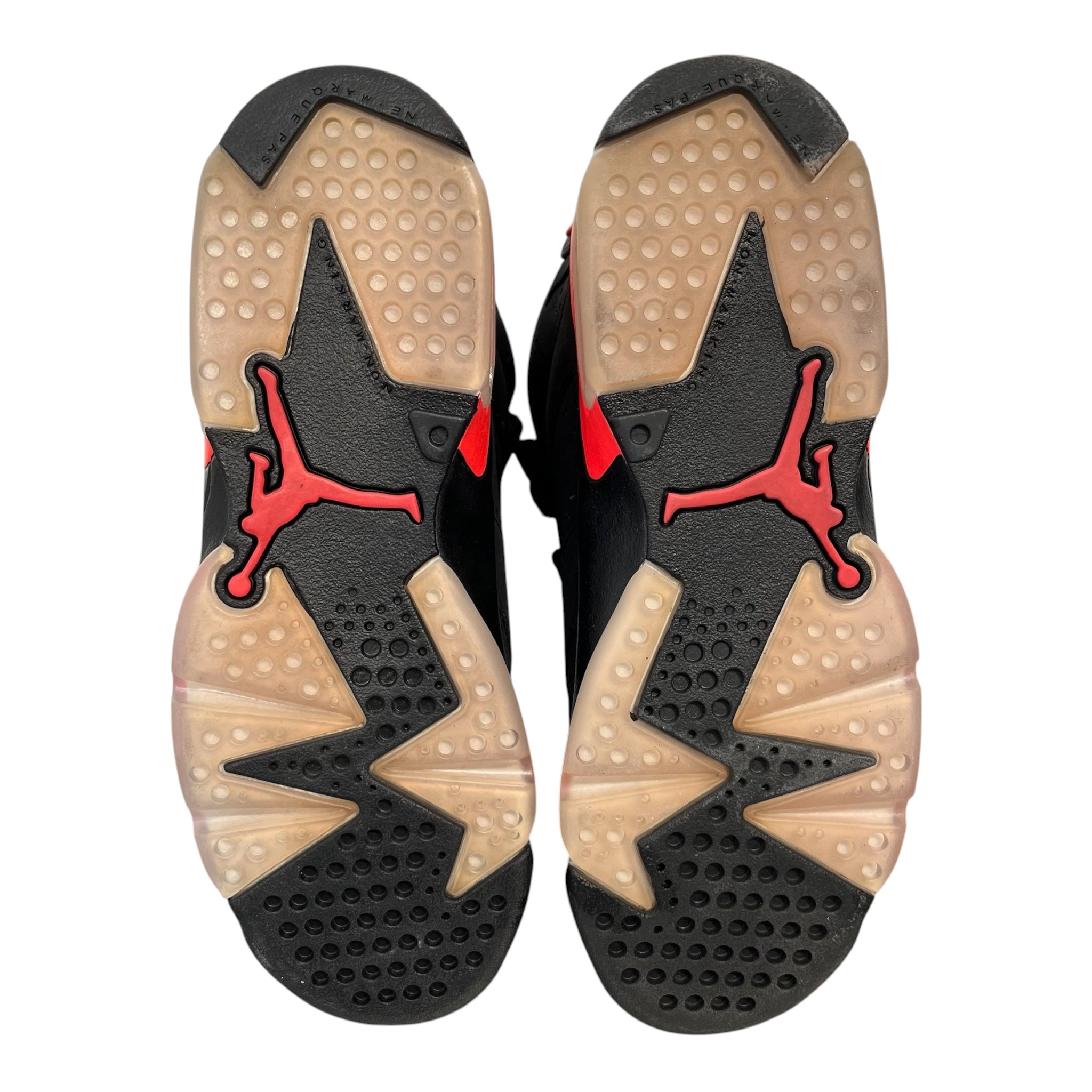 JORDAN BRAND/Hi-Sneakers/US 7.5/Leather/BLK/jordan 6 infrared view 3