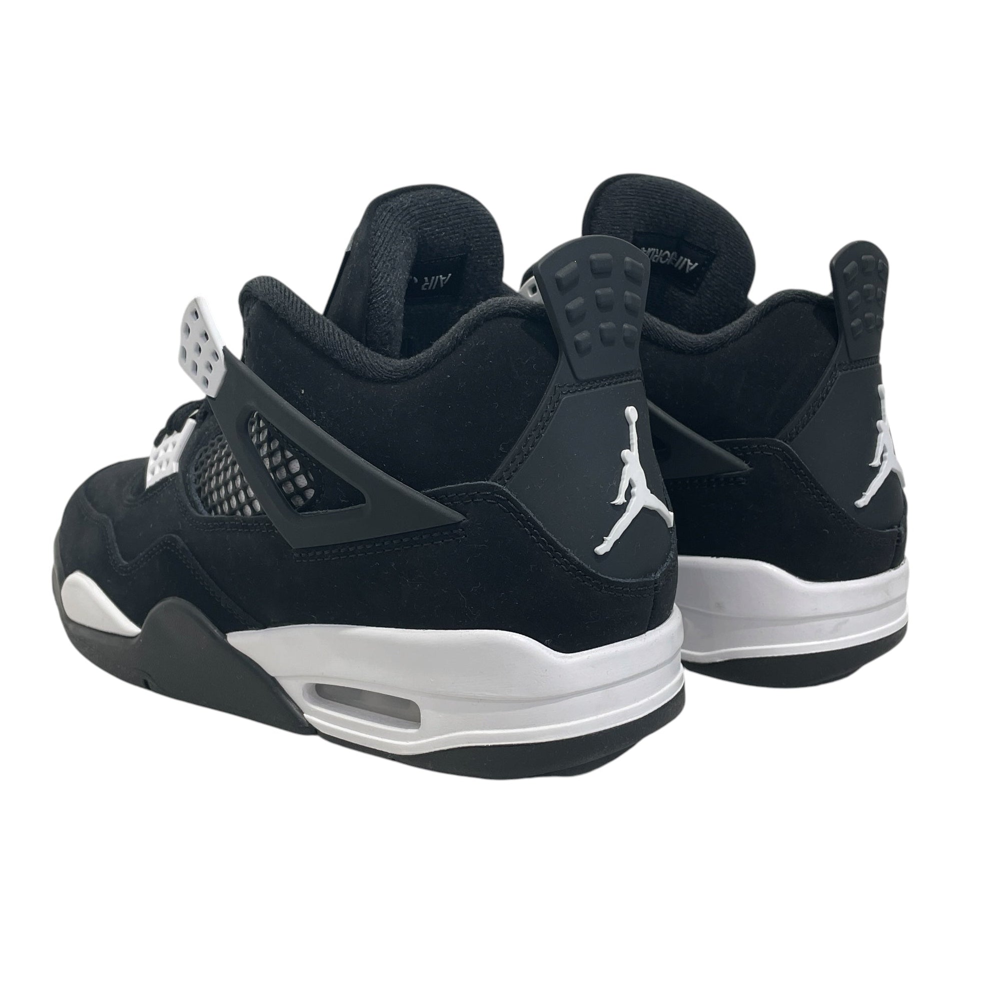 NIKE/AIR JORDAN 4 RETRO/Hi-Sneakers/US 9/Leather/BLK/FQ8138-001 view 2