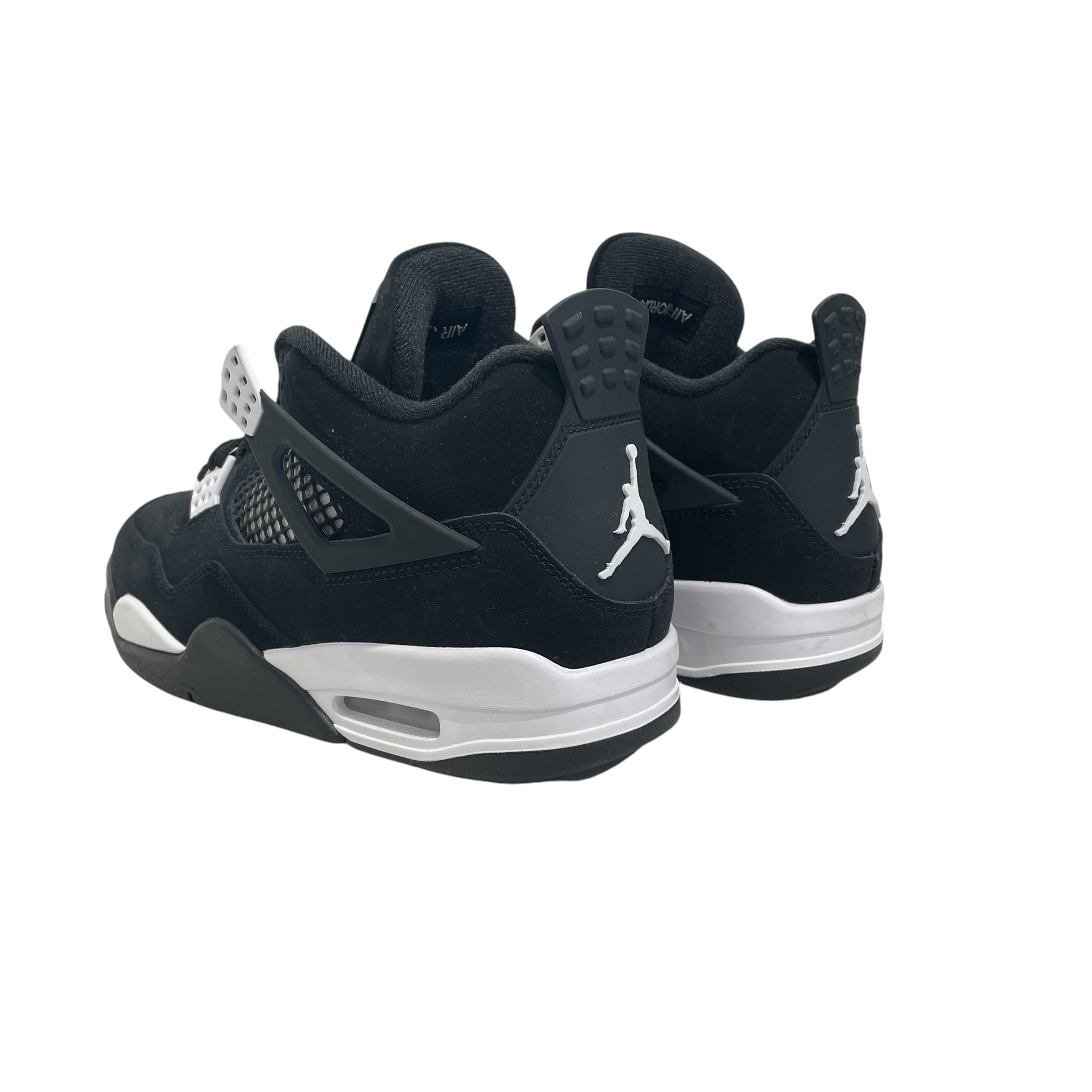 NIKE/AIR JORDAN 4 RETRO/Hi-Sneakers/US 9/Leather/BLK/FQ8138-001 view 2