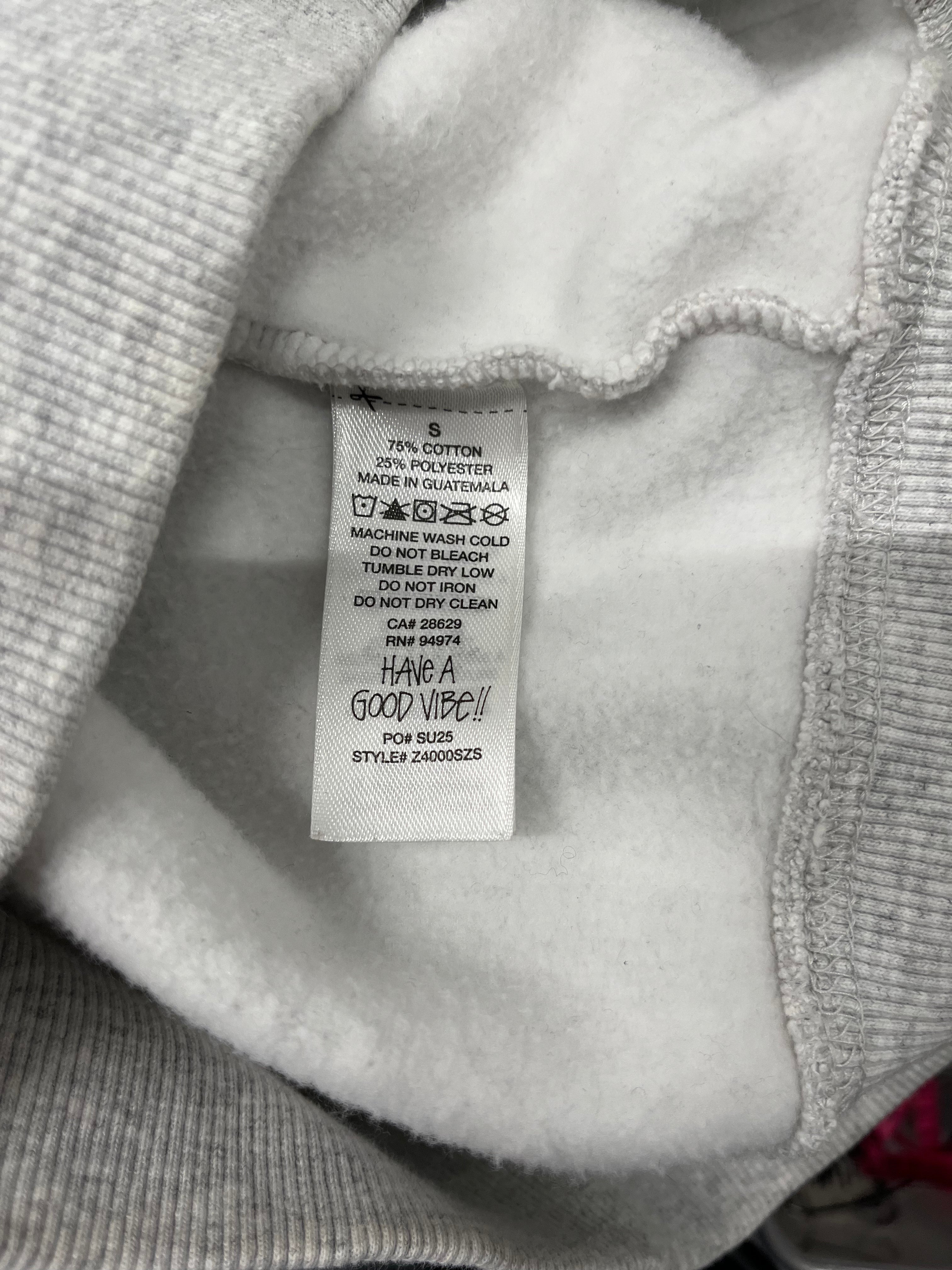 STUSSY/Sweatshirt/S/Cotton/GRY/NEW YORK LOGO view 4