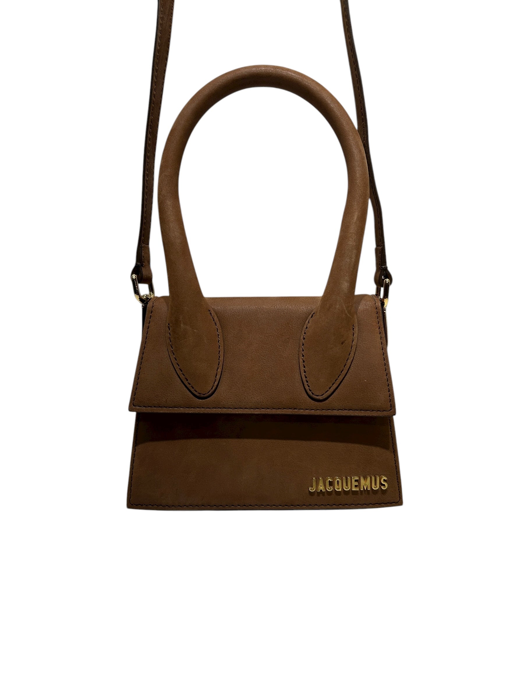 JACQUEMUS/Bag/Suede/BRW/LE CHIQUITO BAG view 3