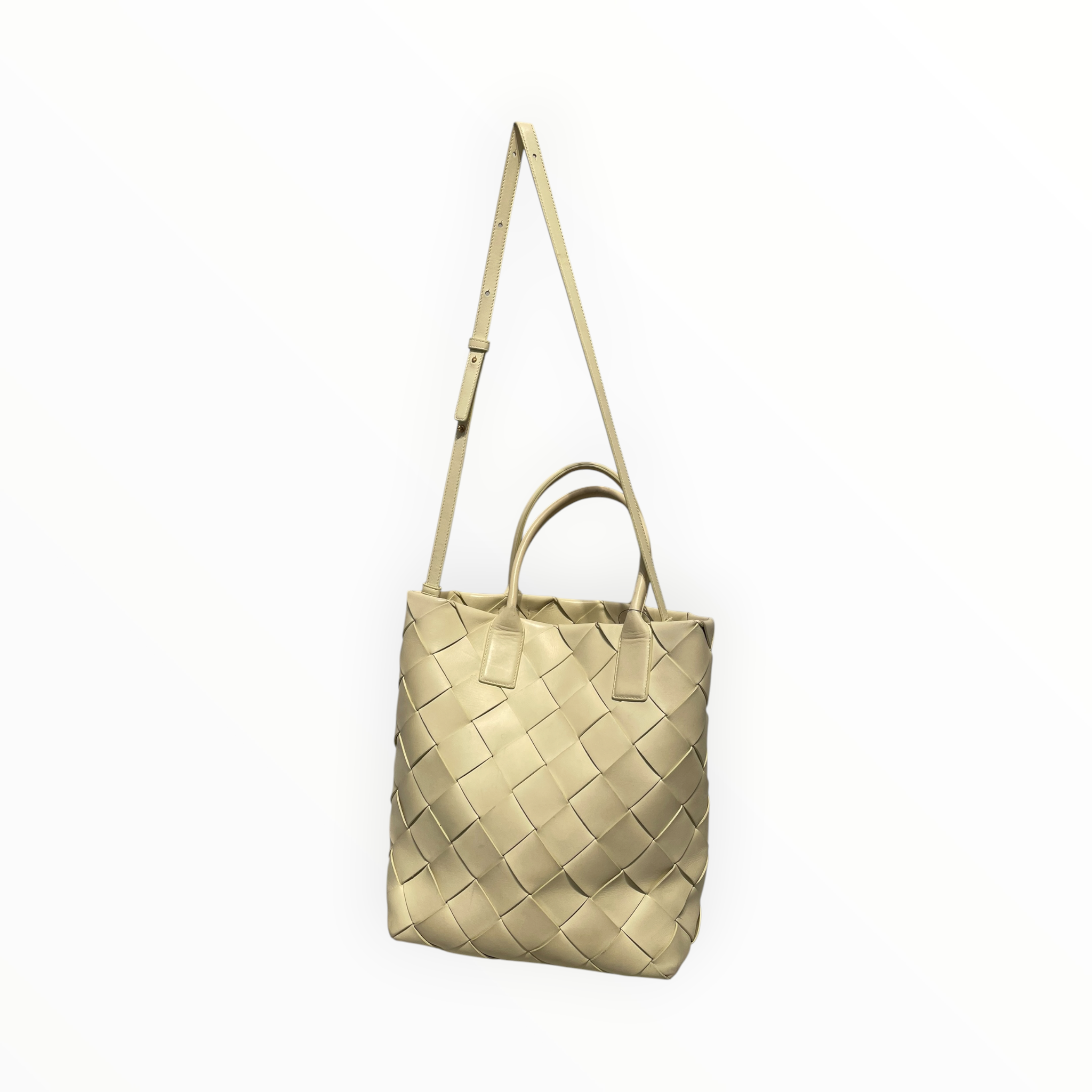BOTTEGA VENETA/Tote Bag/Leather/YEL/intrecciato cabat tote view 4