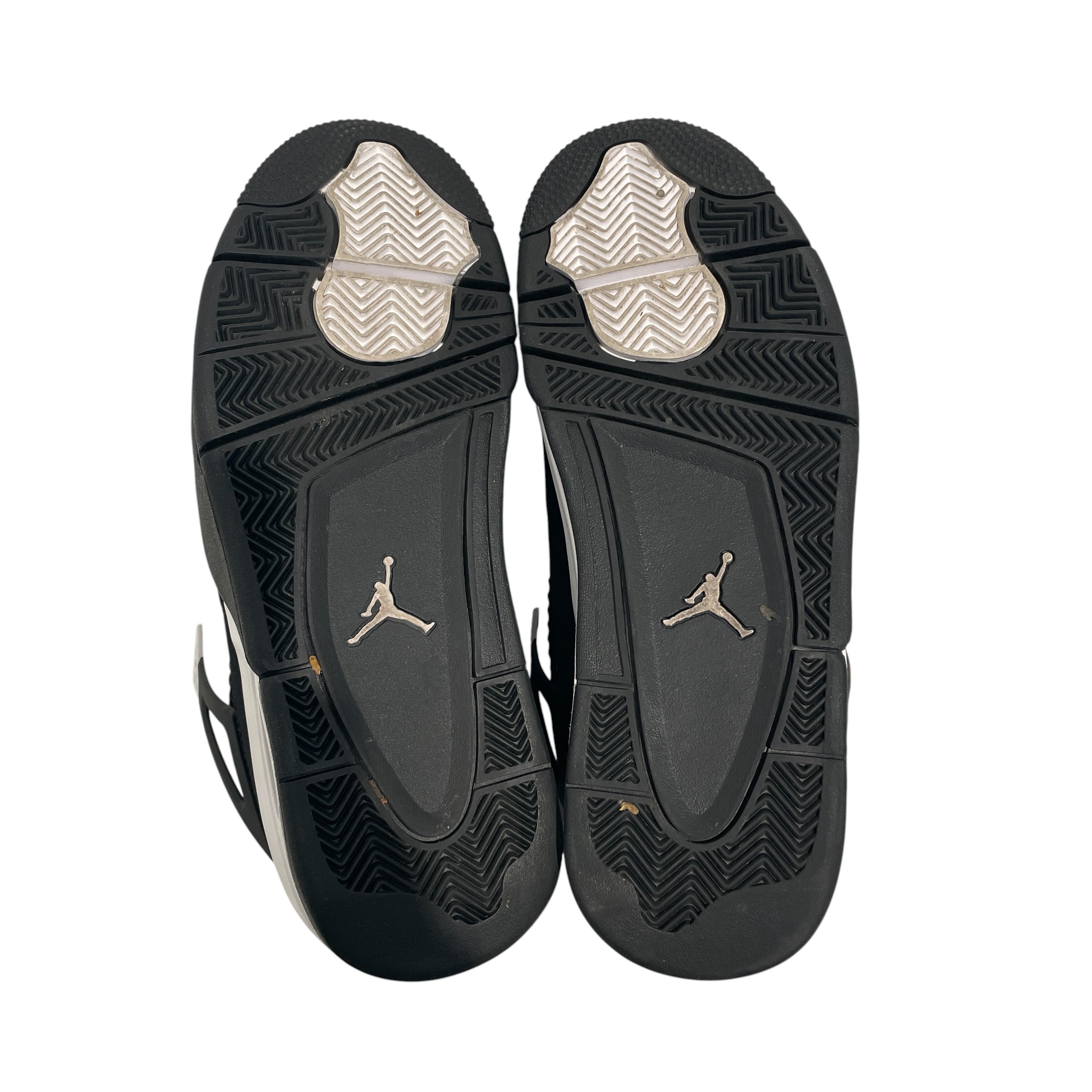 NIKE/AIR JORDAN 4 RETRO/Hi-Sneakers/US 9/Leather/BLK/FQ8138-001 view 4