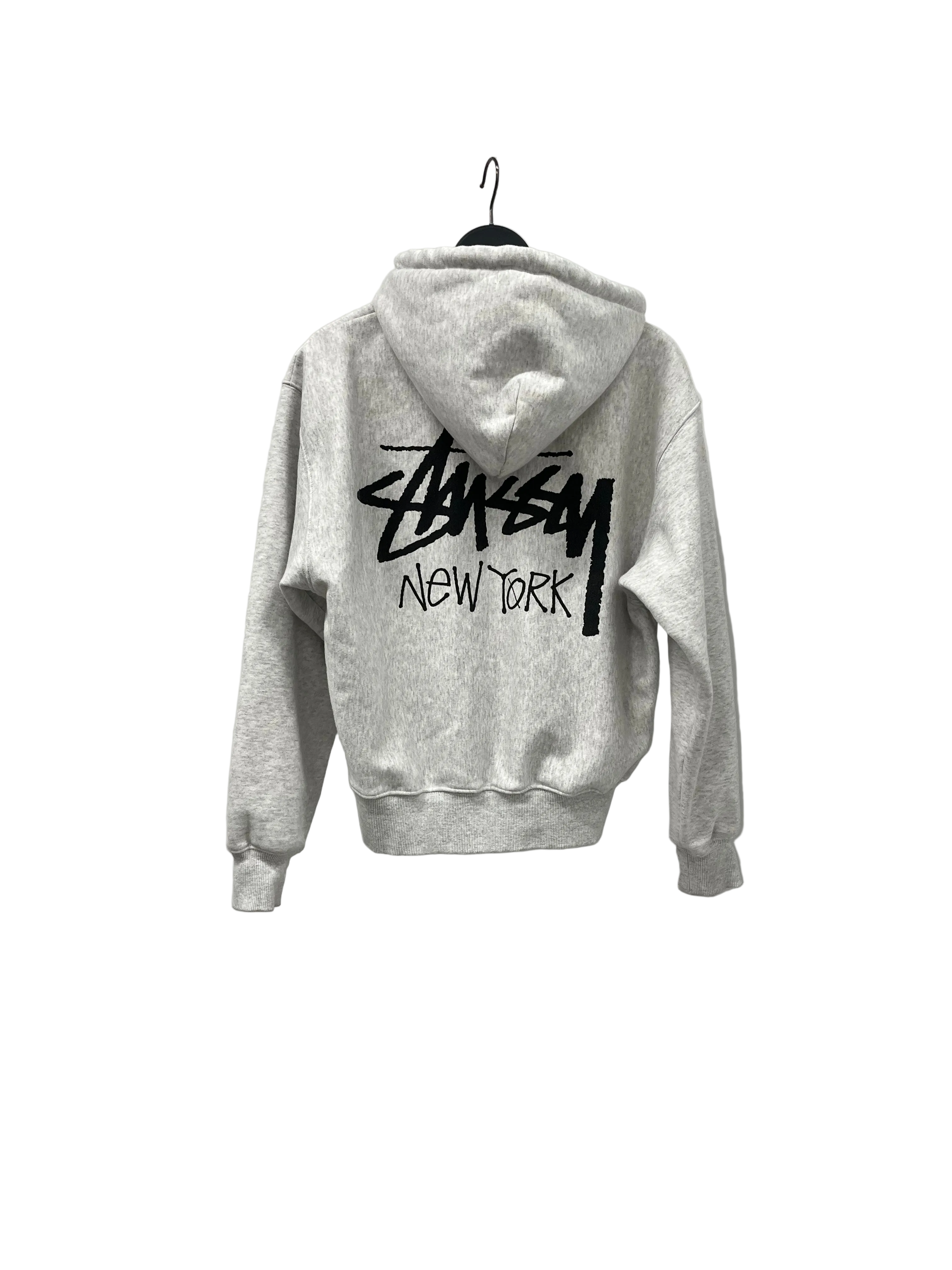 STUSSY/Sweatshirt/S/Cotton/GRY/NEW YORK LOGO view 2