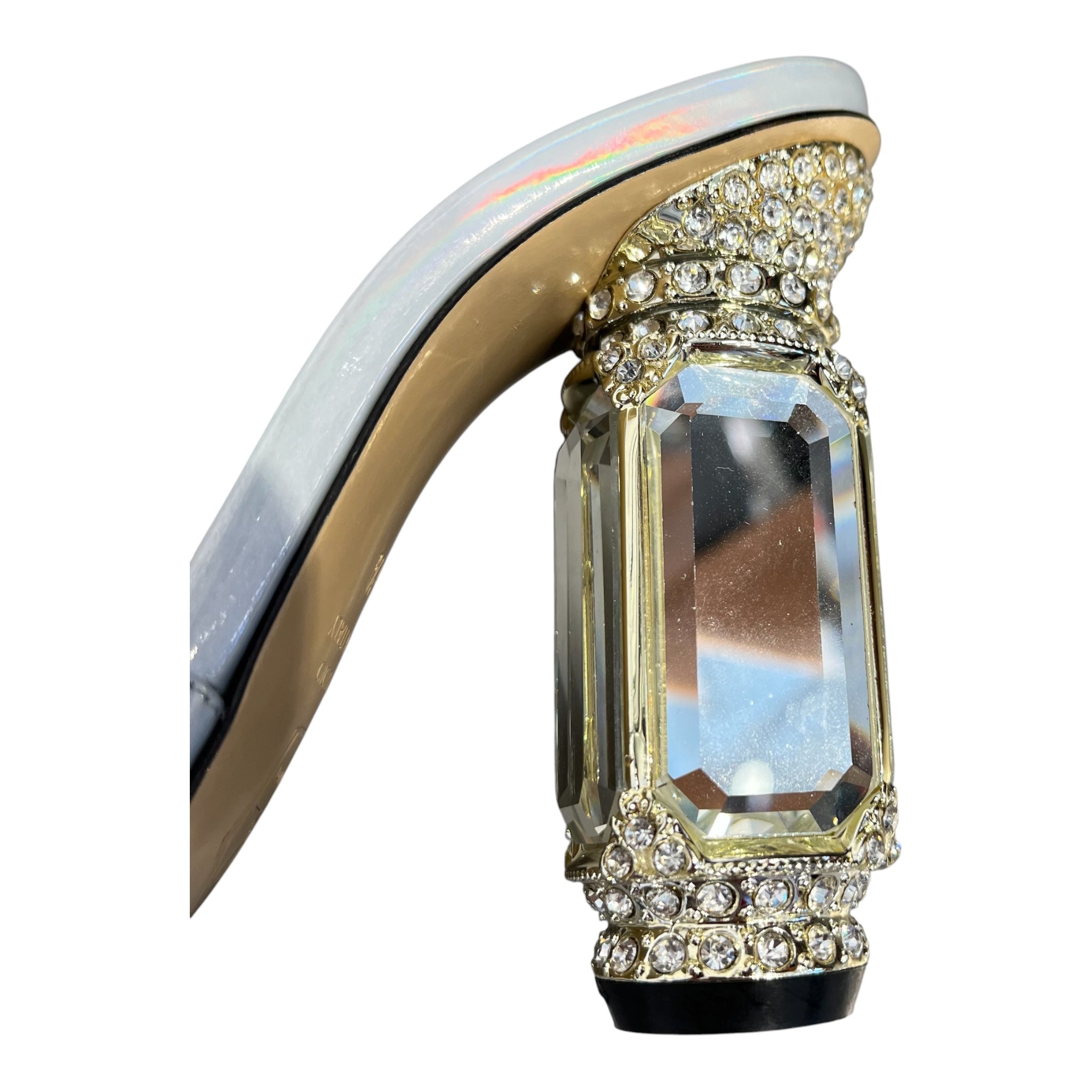 NALEBE AURUM/Heels/EU 36.5/Iridescent/Leather/WHT/IRIDESCENT HEELS view 3