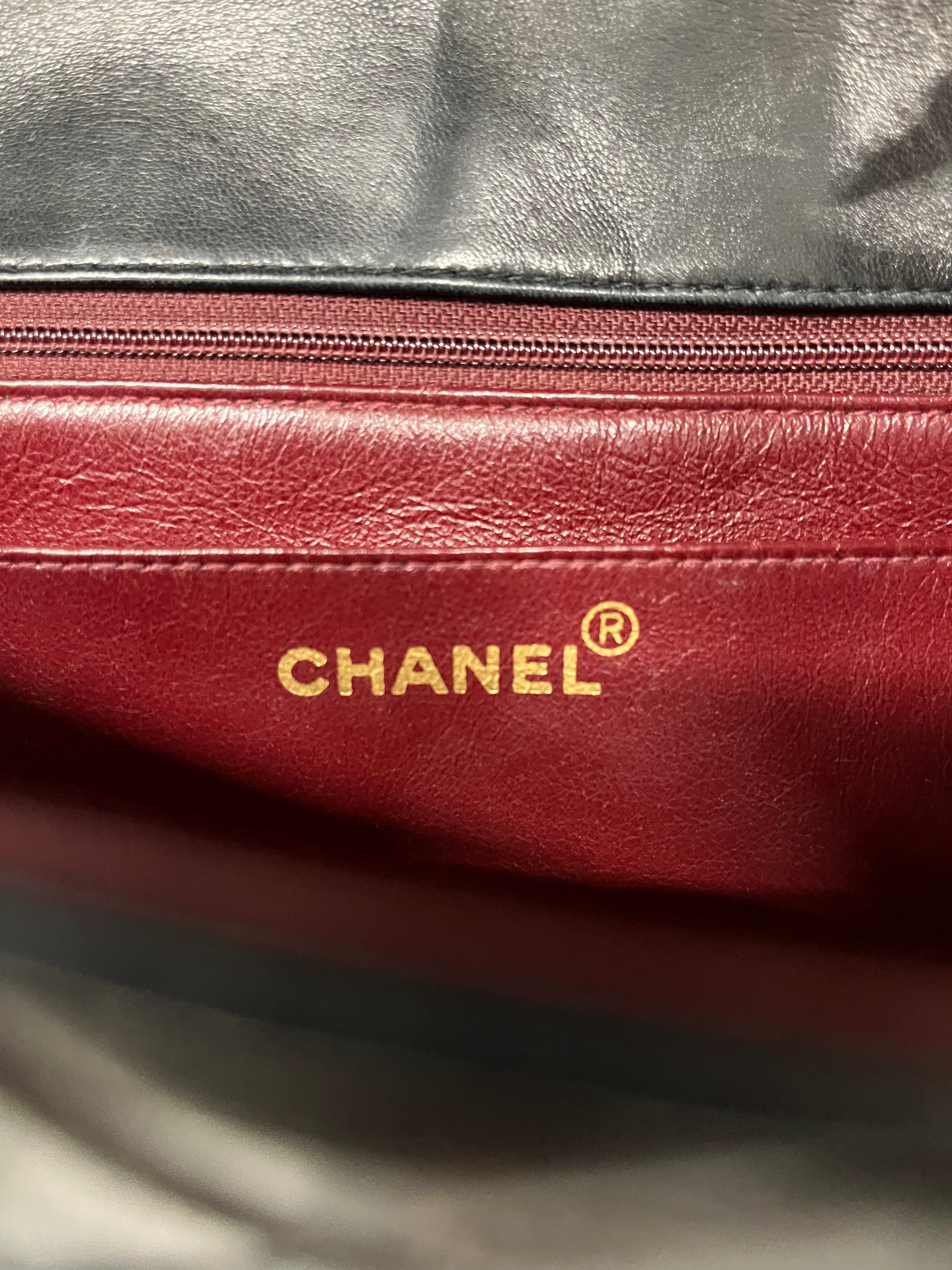 CHANEL/Cross Body Bag/Lambskin/BLK/2258237 view 5