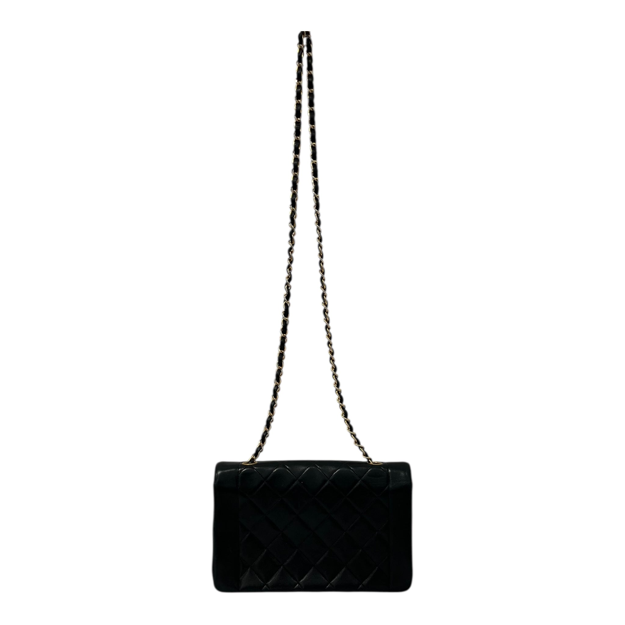 CHANEL/Cross Body Bag/Lambskin/BLK/2258237 view 2