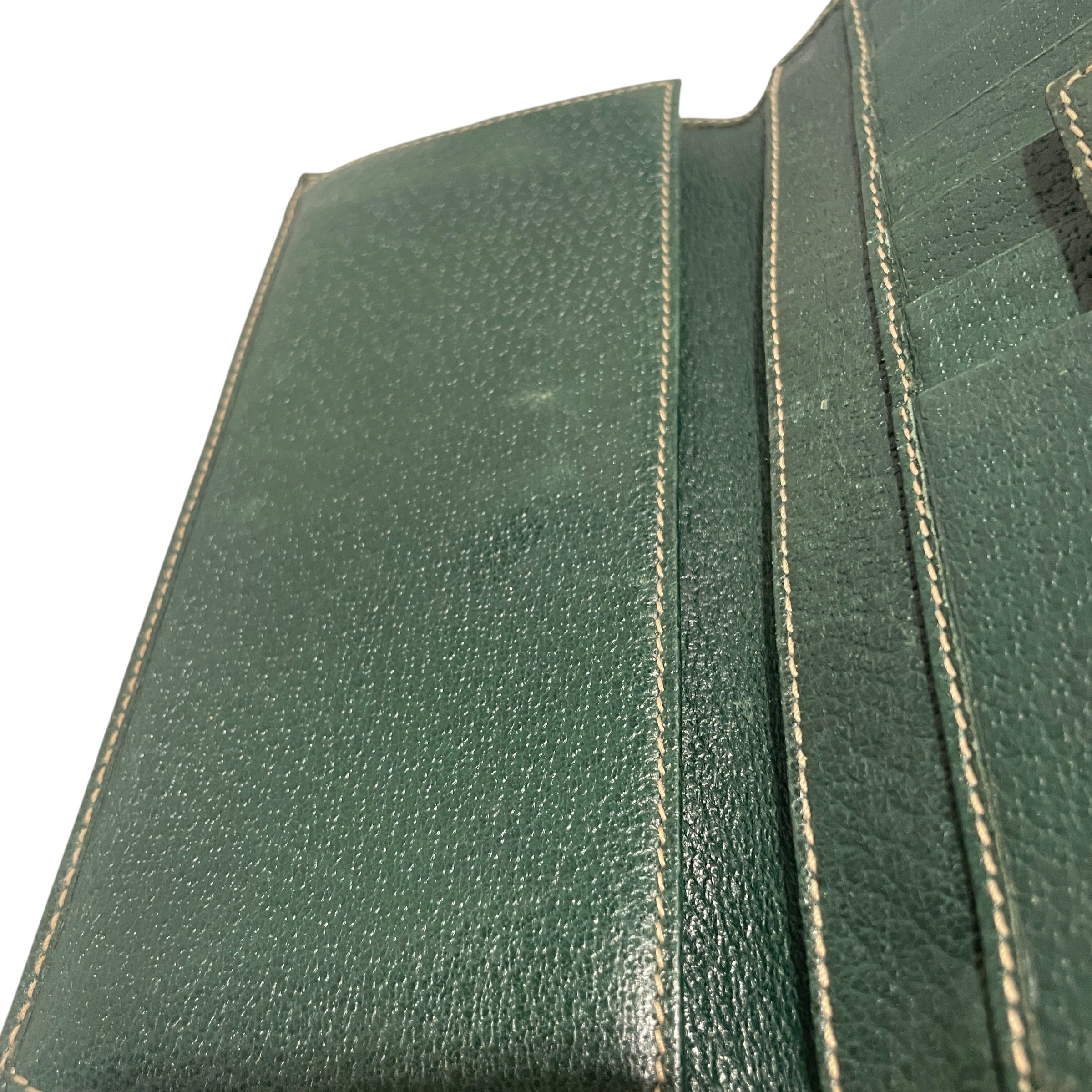 GUCCI/Long Wallet/All Over Print/Cotton/BEG/L's/Sherry Long Green Red Stripe view 3