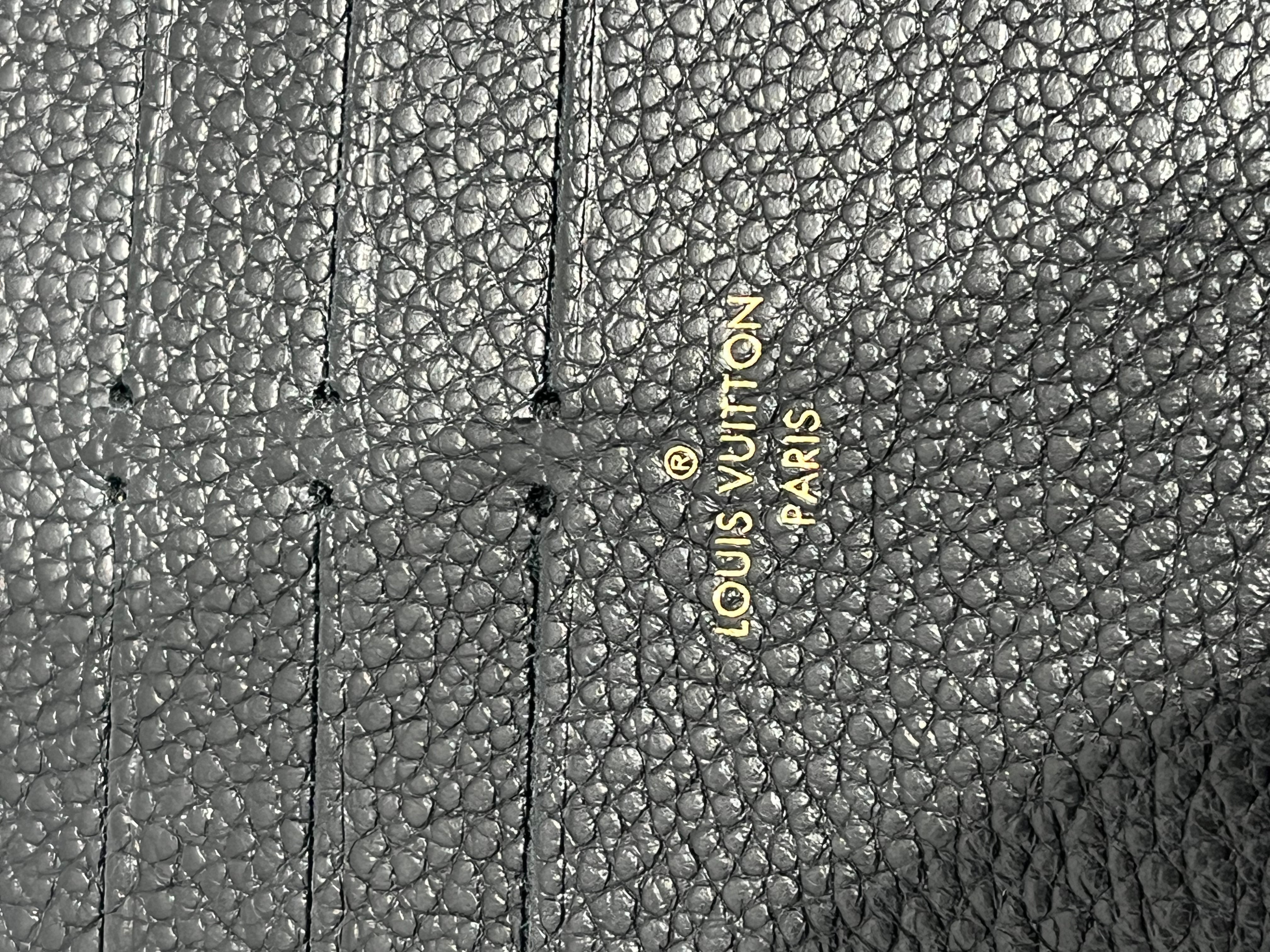 LOUIS VUITTON/Long Wallet/Leather/BLK/FELICIE LONG WALLET view 6