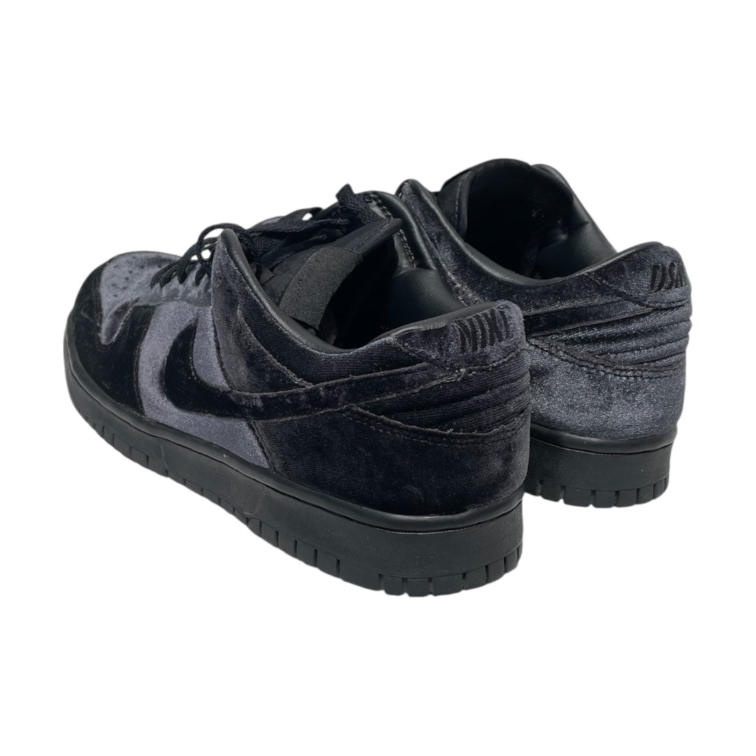 NIKE SB/DOVER STREET MARKET/Low-Sneakers/US 8.5/Suede/BLK/U-Tip/velvet black dunk low view 2